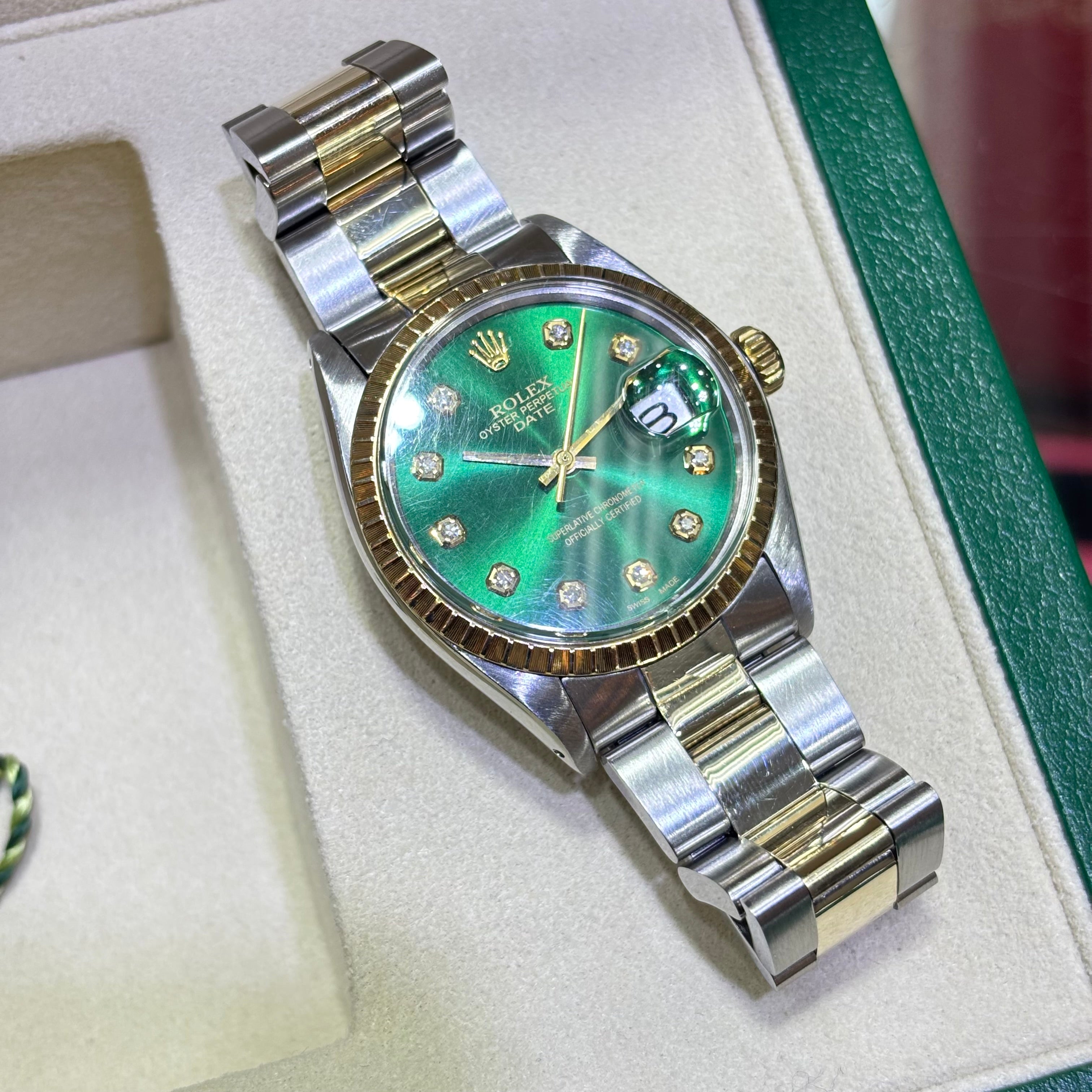 ROLEX DATE 34MM / 14KT TWO-TONE / OYSTER / AUTOMATIC