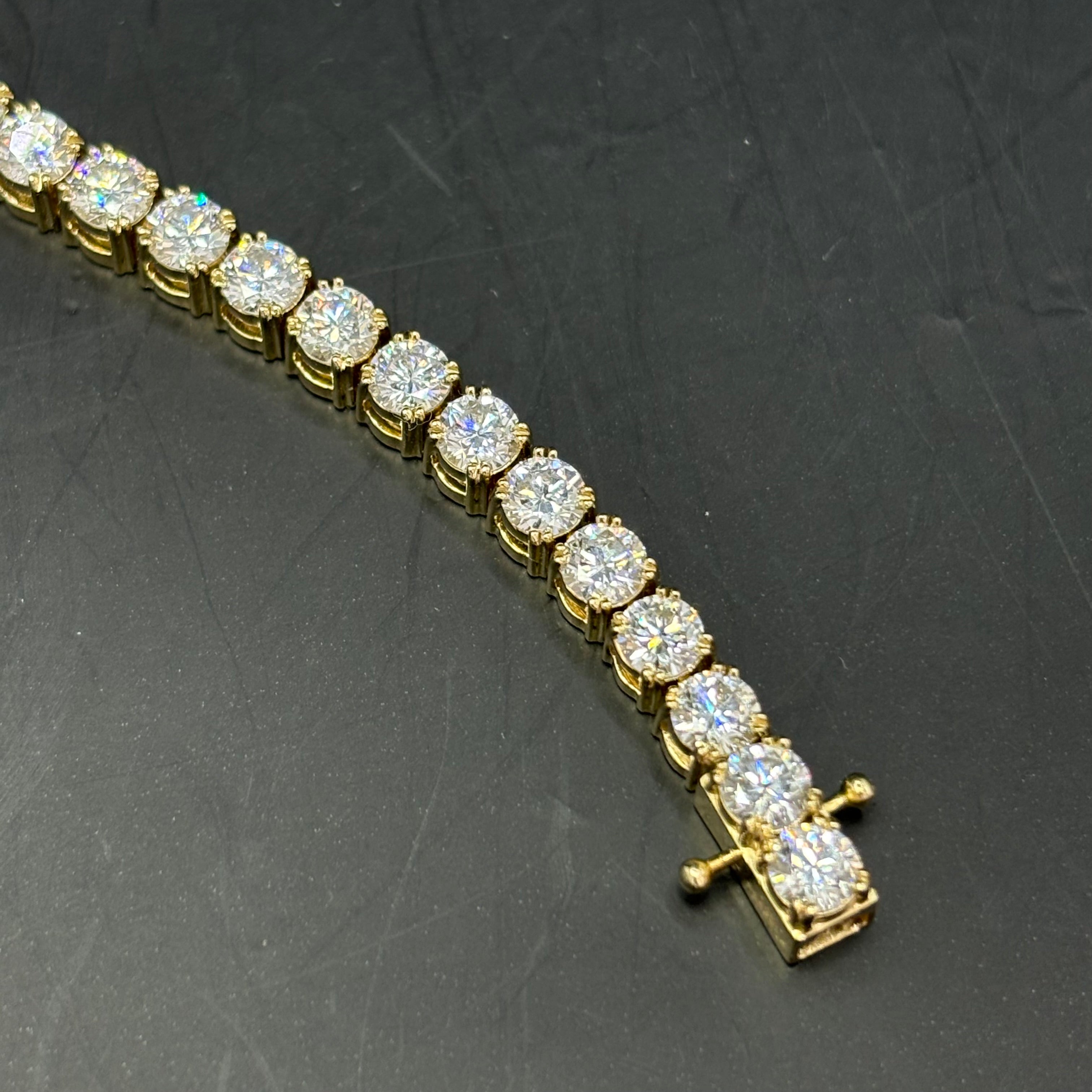 14k Bust Down VVS Bracelet CVD Diamonds