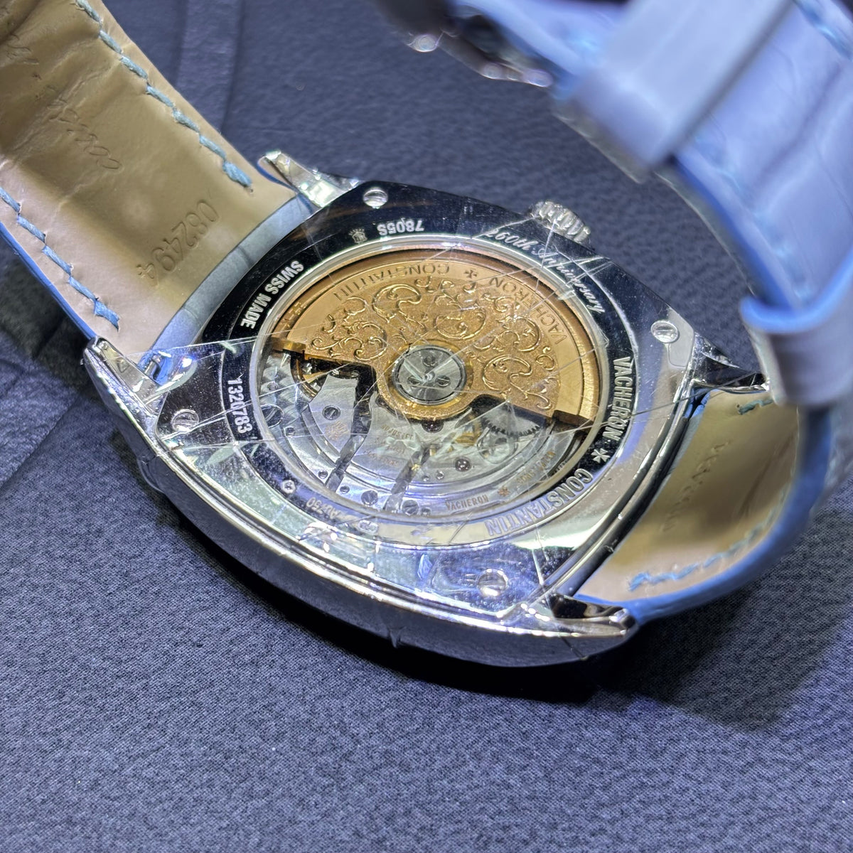 37MM VACHERON CONSTANTIN HARMONY DUAL TIME WATCH