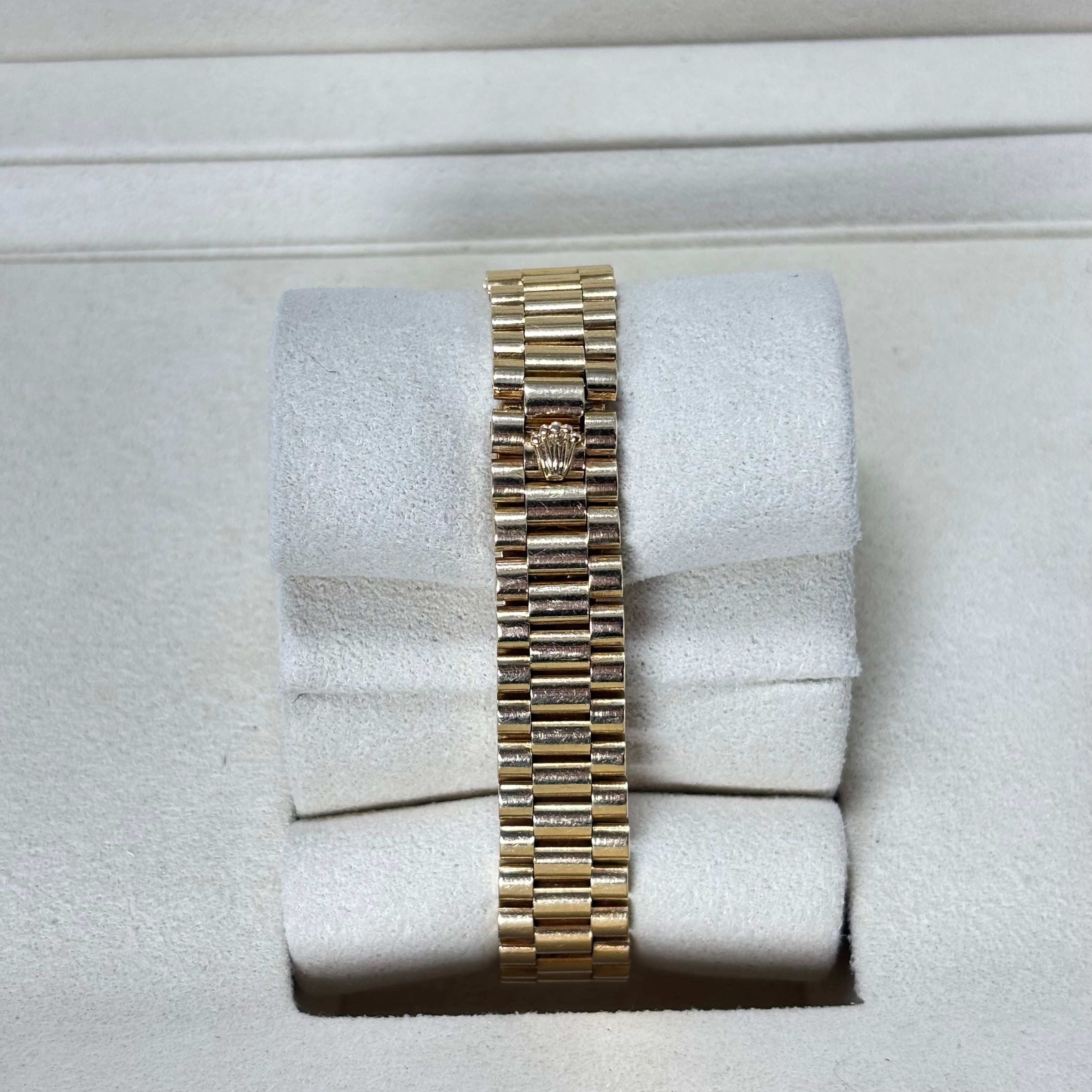 26MM ROLEX DATEJUST 18KT LADIES GOLD WATCH REF.6917