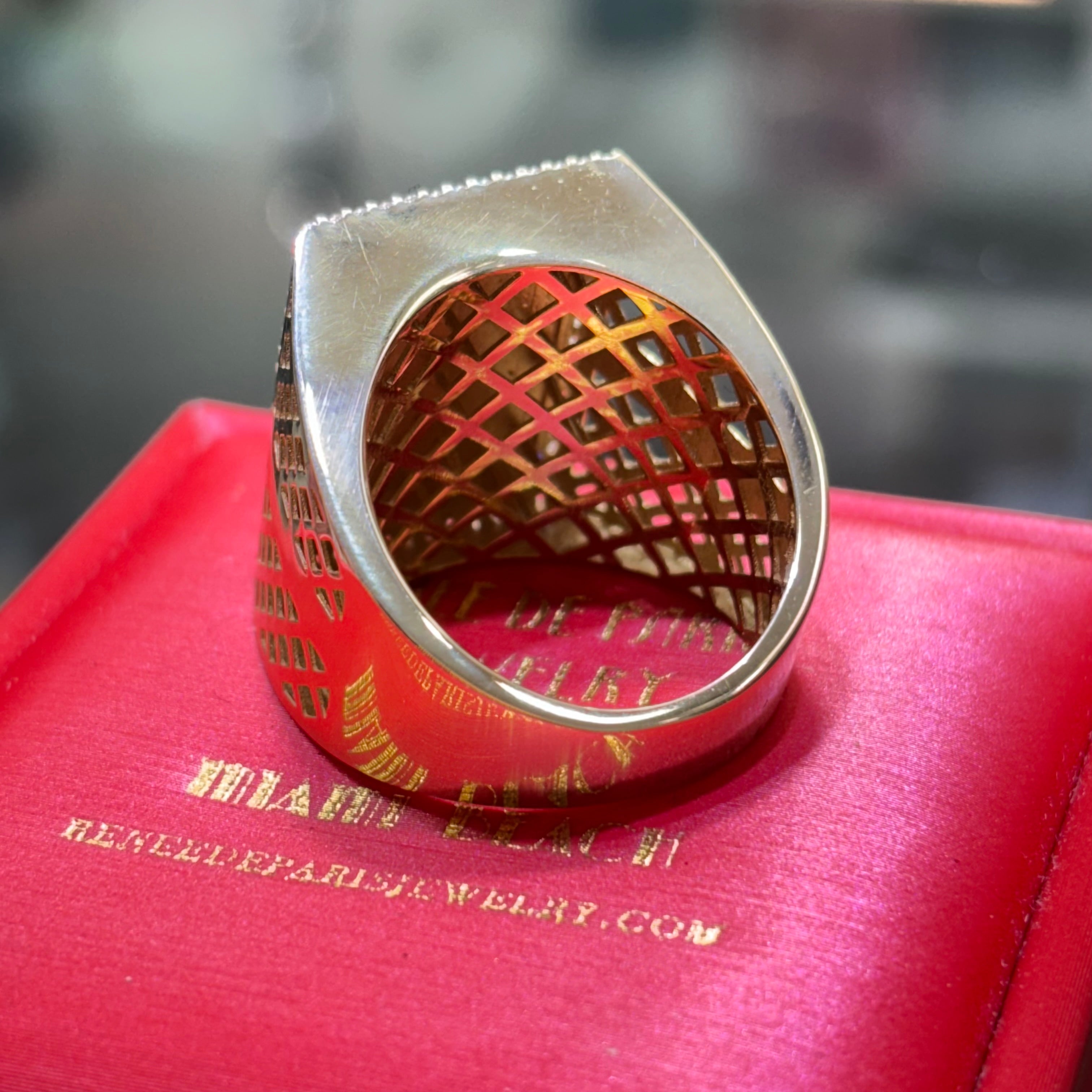 New 14k Custom “King Ace of Spades” Men’s Ring