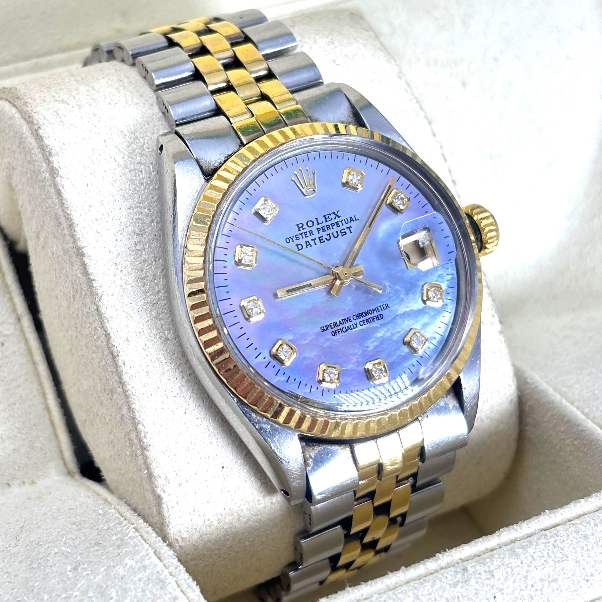 36MM ROLEX DATEJUST 18Kt TWO-TONE REF.1601