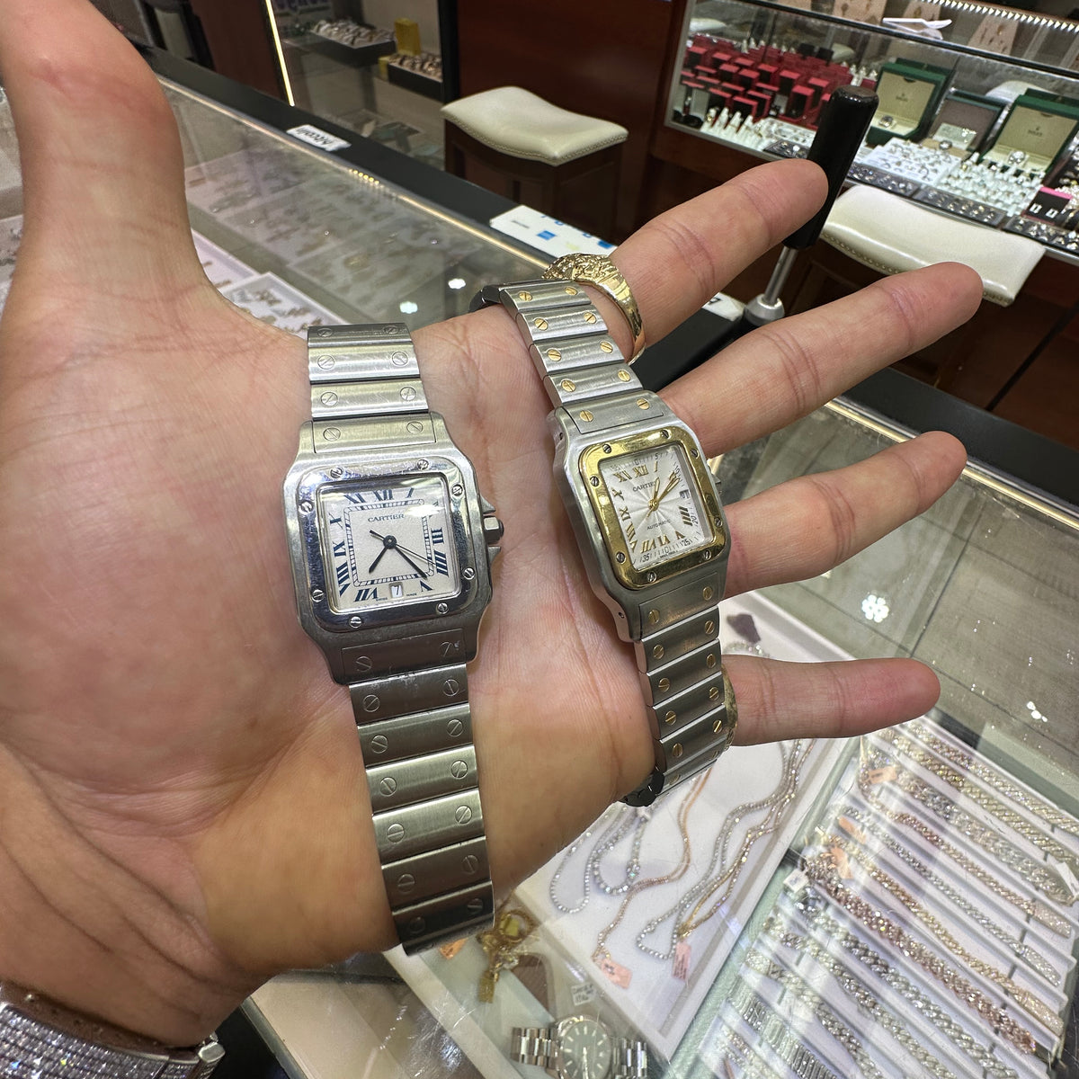 24mm Cartier Santos Womens Watch Stainless Steel