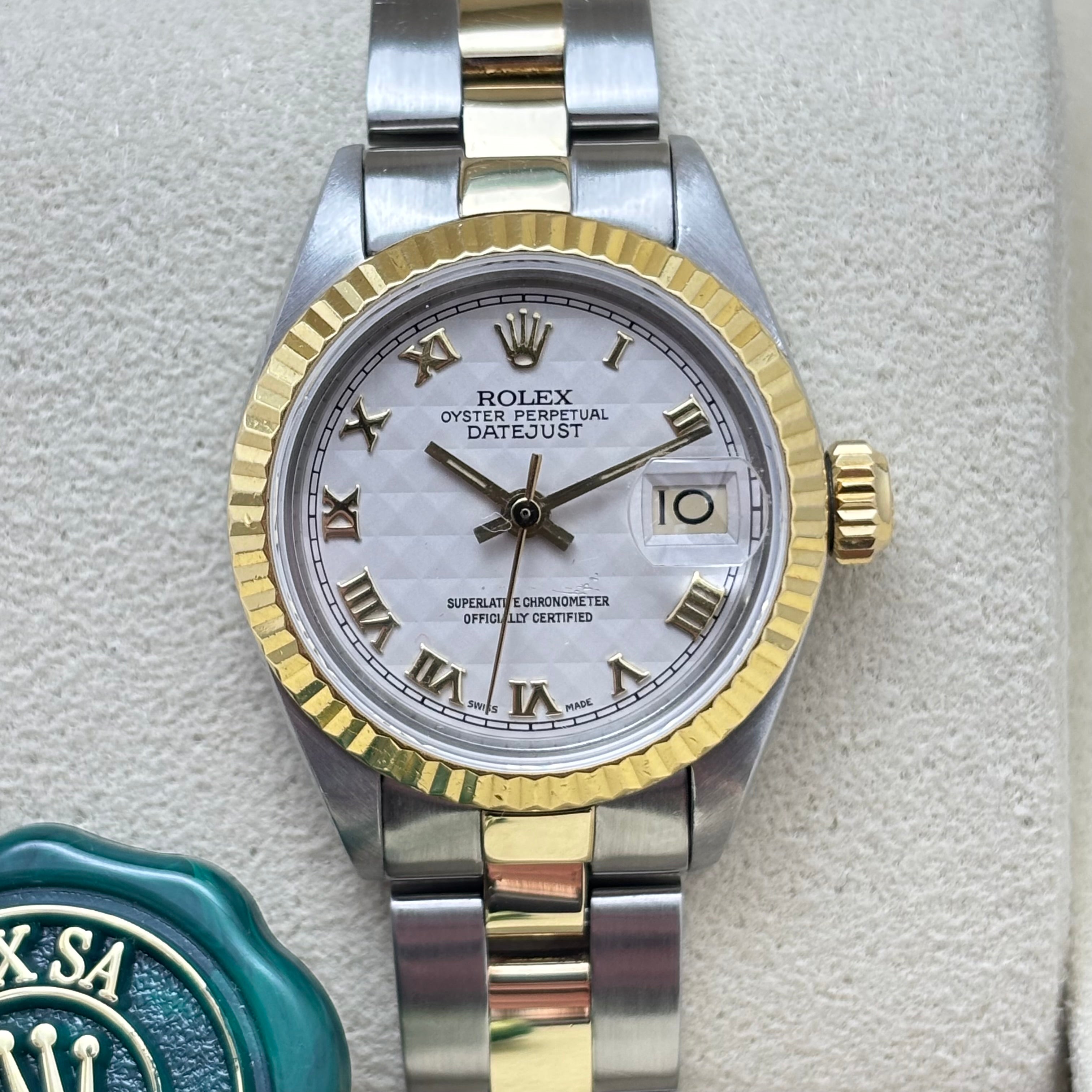 26MM LADIES ROLEX DATEJUST 18KT TWO-TONE