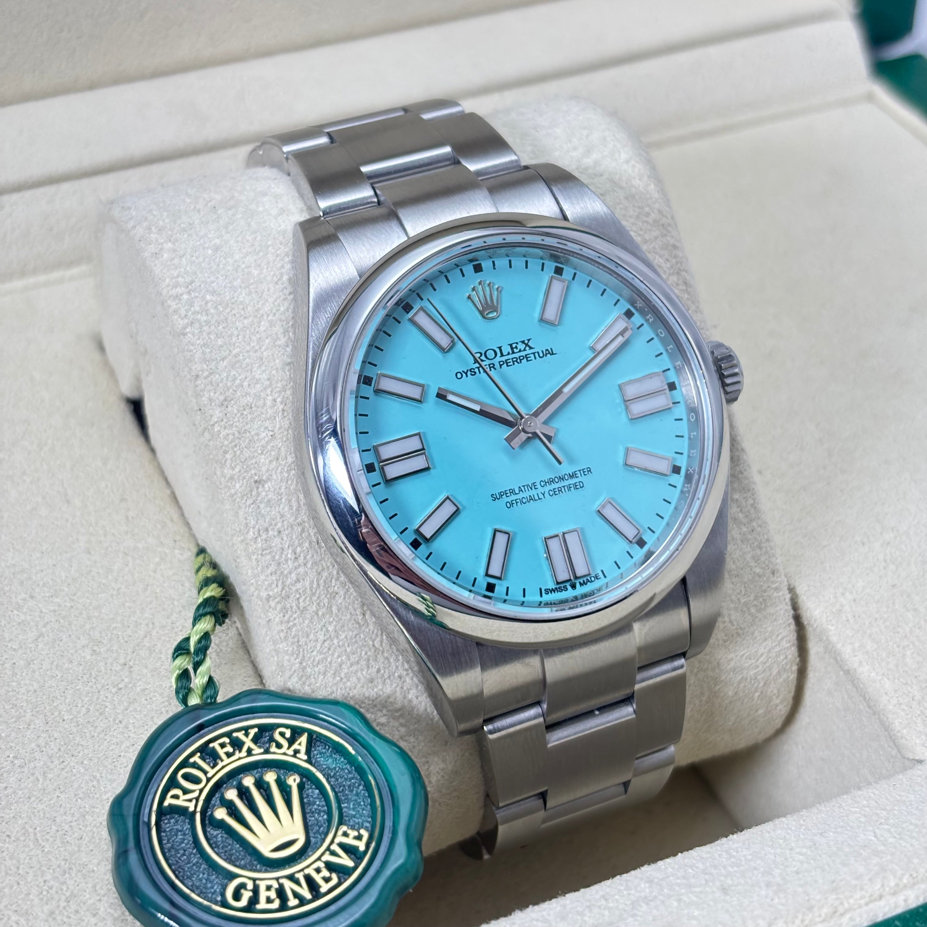 40MM OYSTER PERPETUAL TIFFANY BLUE DIAL