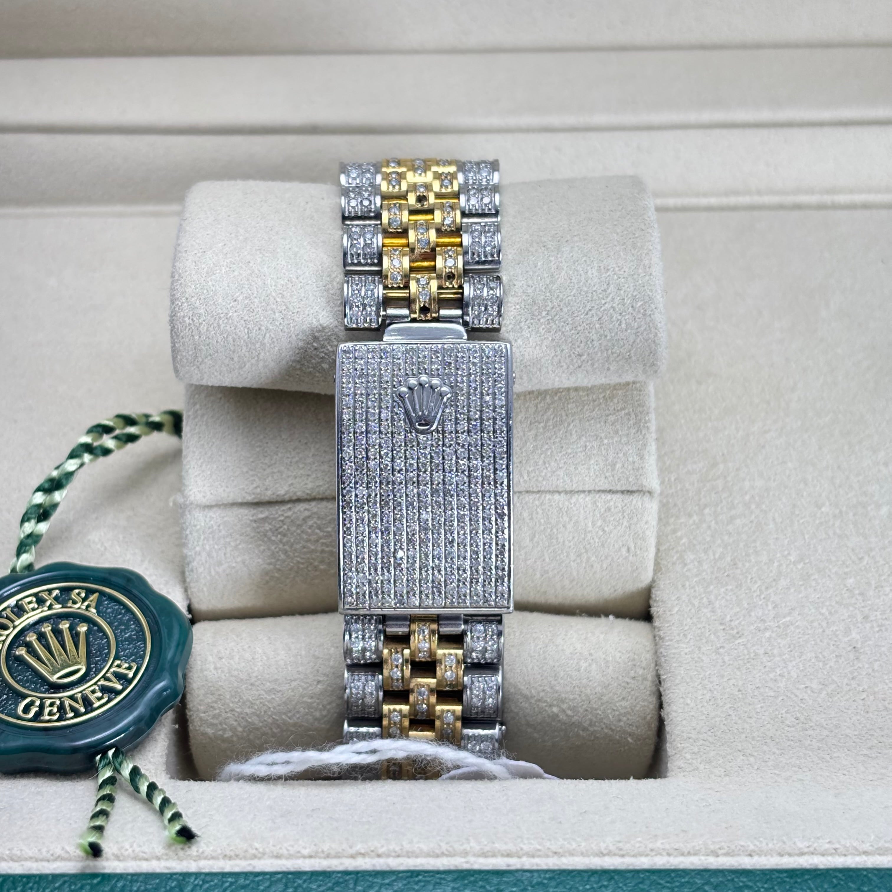 36mm Rolex Datejust BUSTDOWN 15CTW JUBILEE