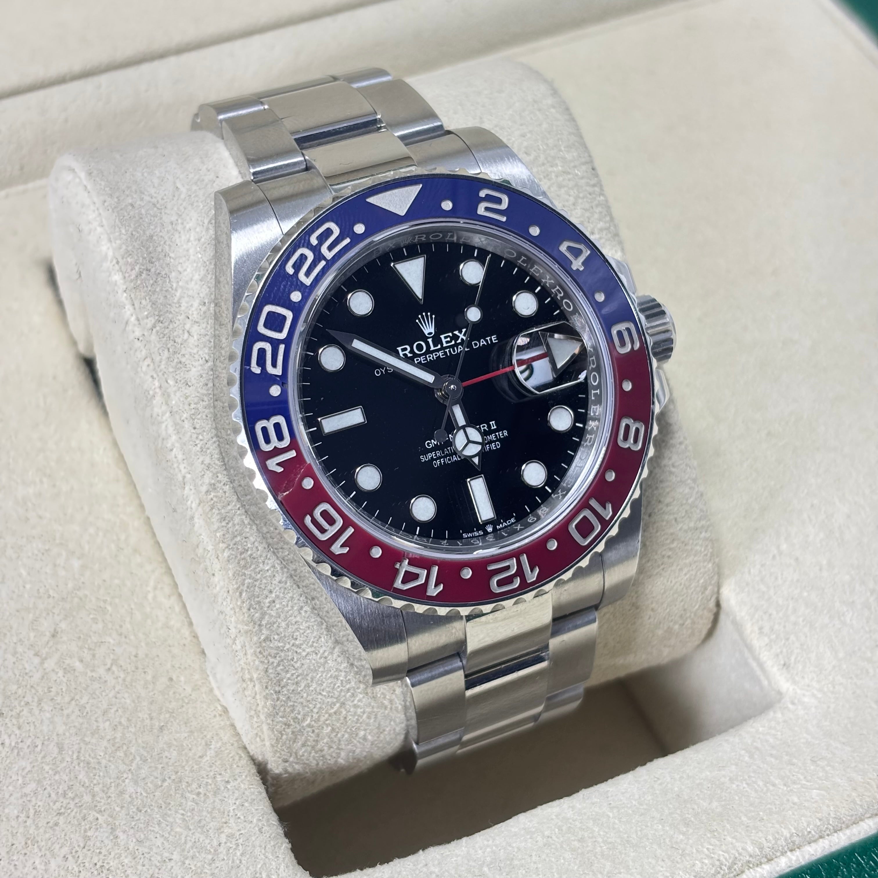 40MM ROLEX GMT-MÁSTER 2 “PEPSI” REF.126710BLRO