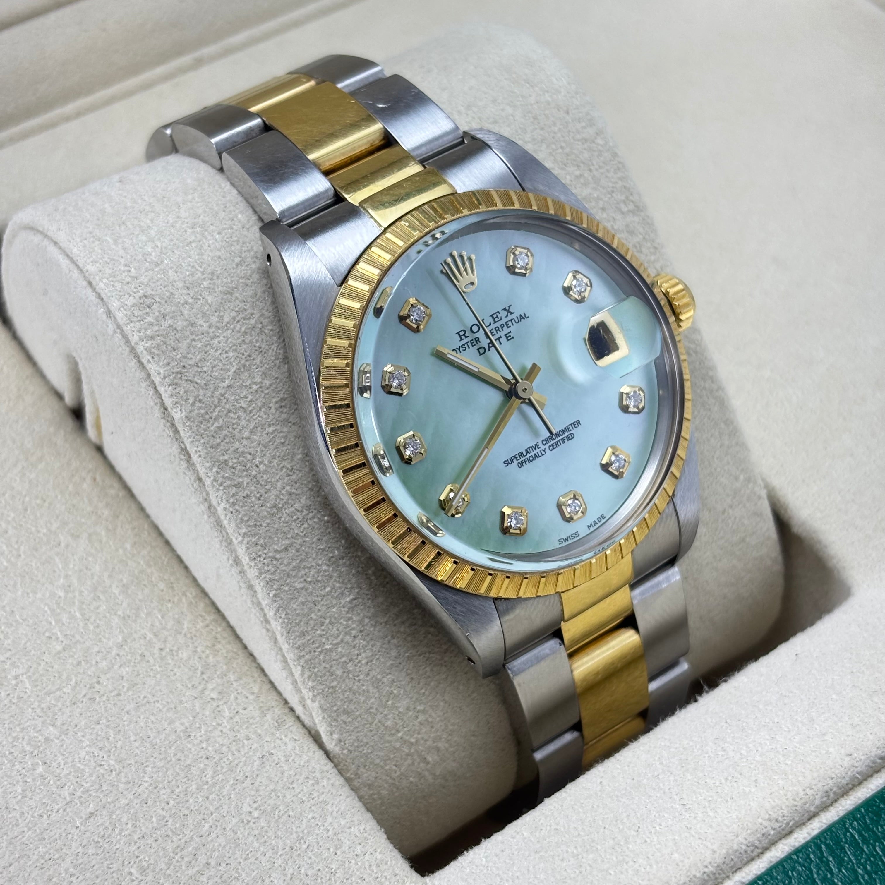 34MM ROLEX DATE 18KT TWO-TONE Ref.15053