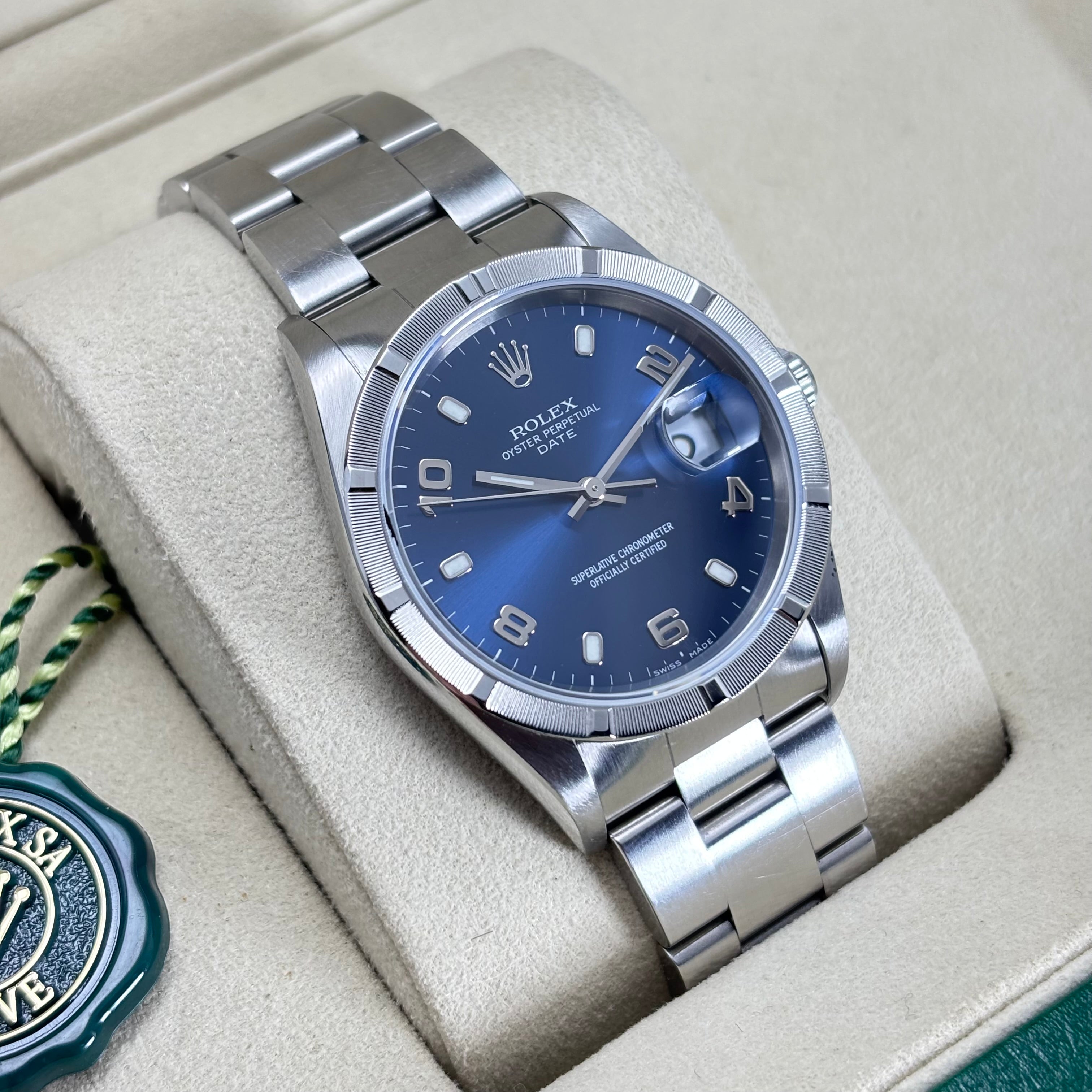 Pre-Owned 34MM Rolex Date (2005)