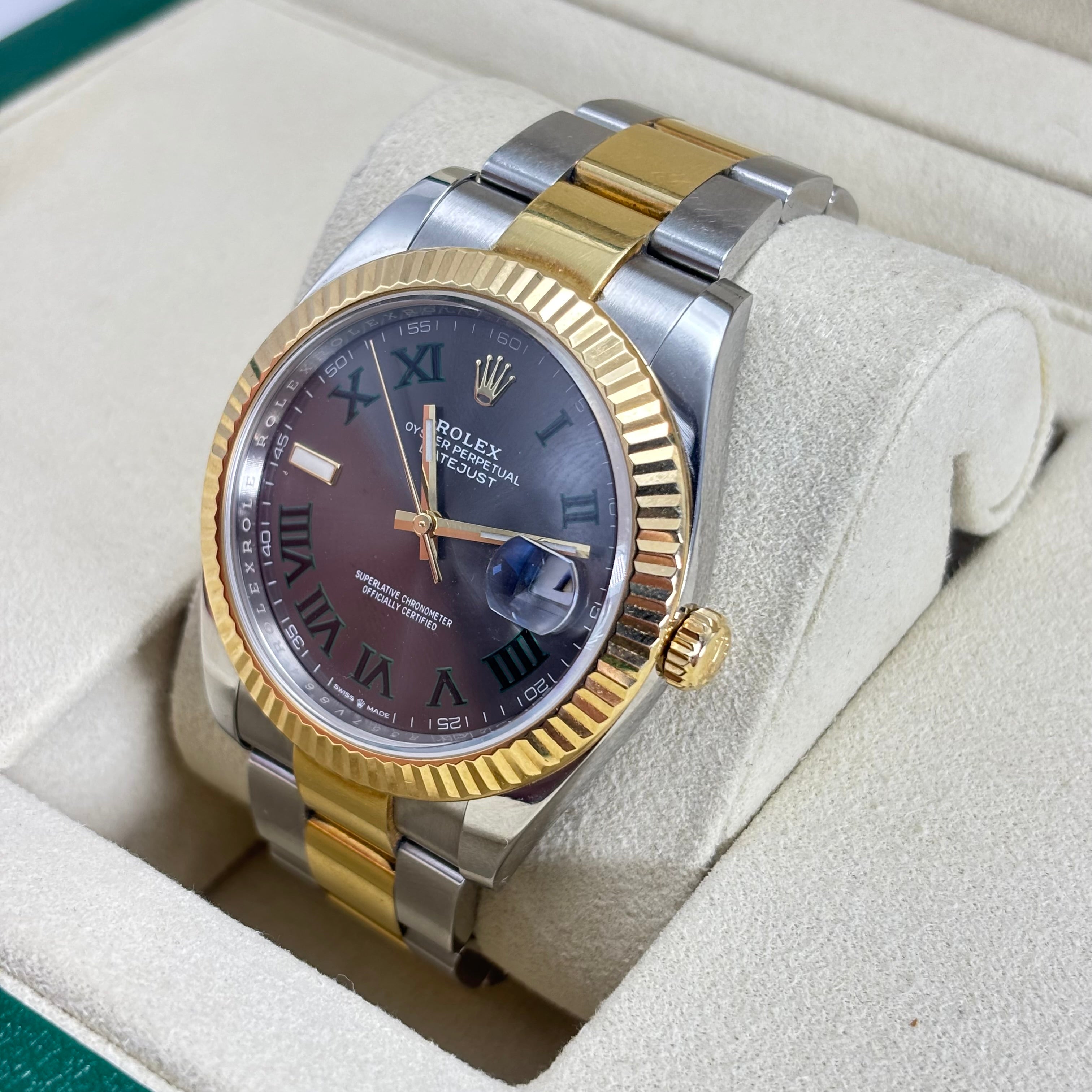 Pre-Owned 41MM Rolex DATEJUST Ref 126333 “WIMBLEDON”