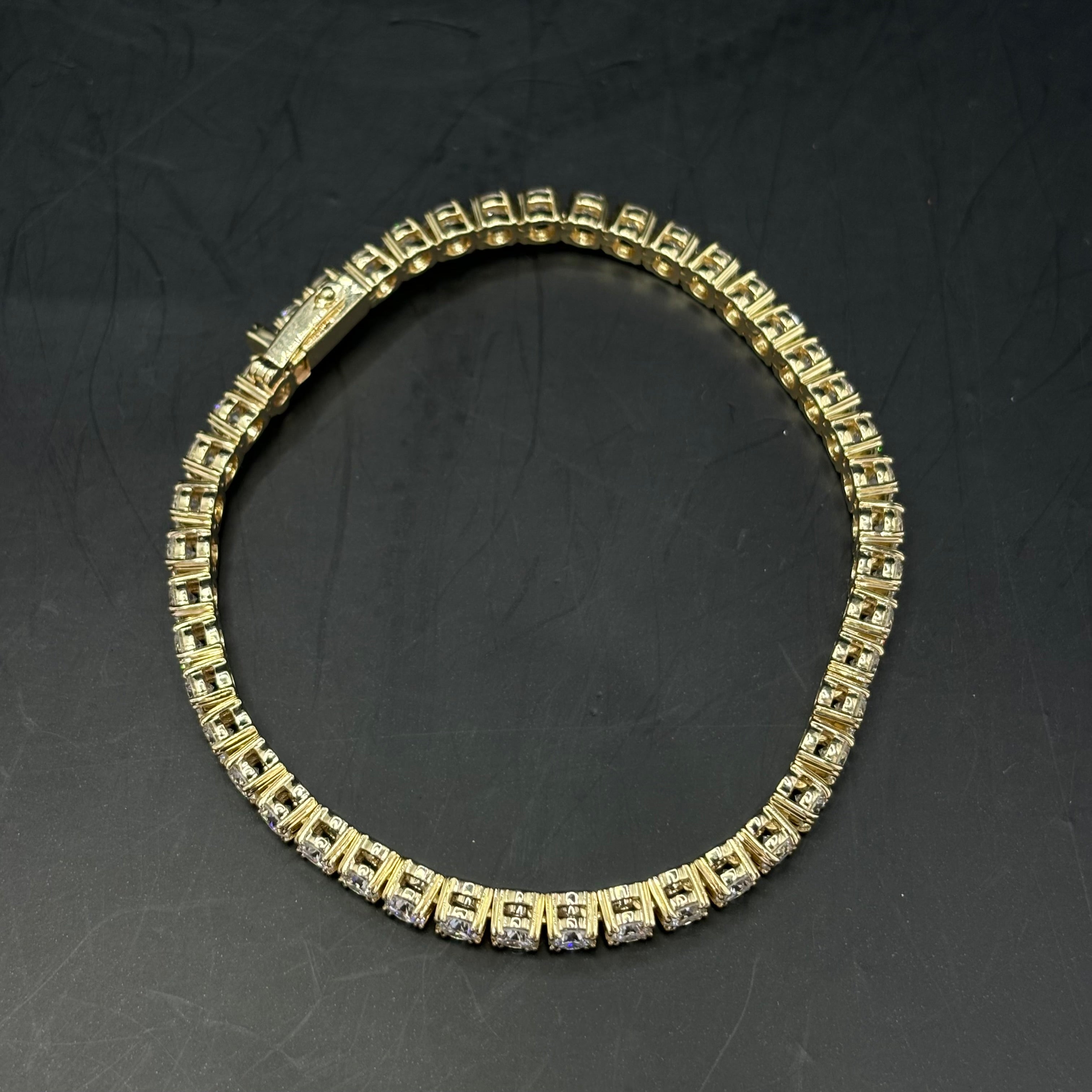 14k Bust Down VVS Bracelet CVD Diamonds