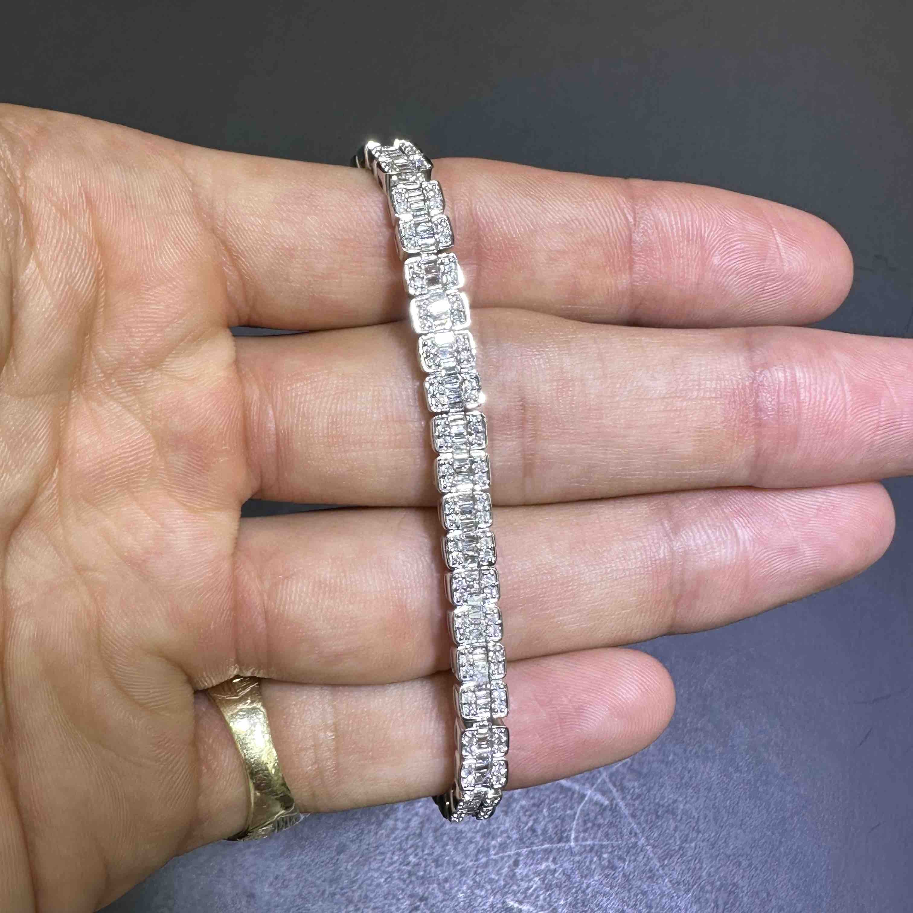 Diamond Baguette Bracelet 
