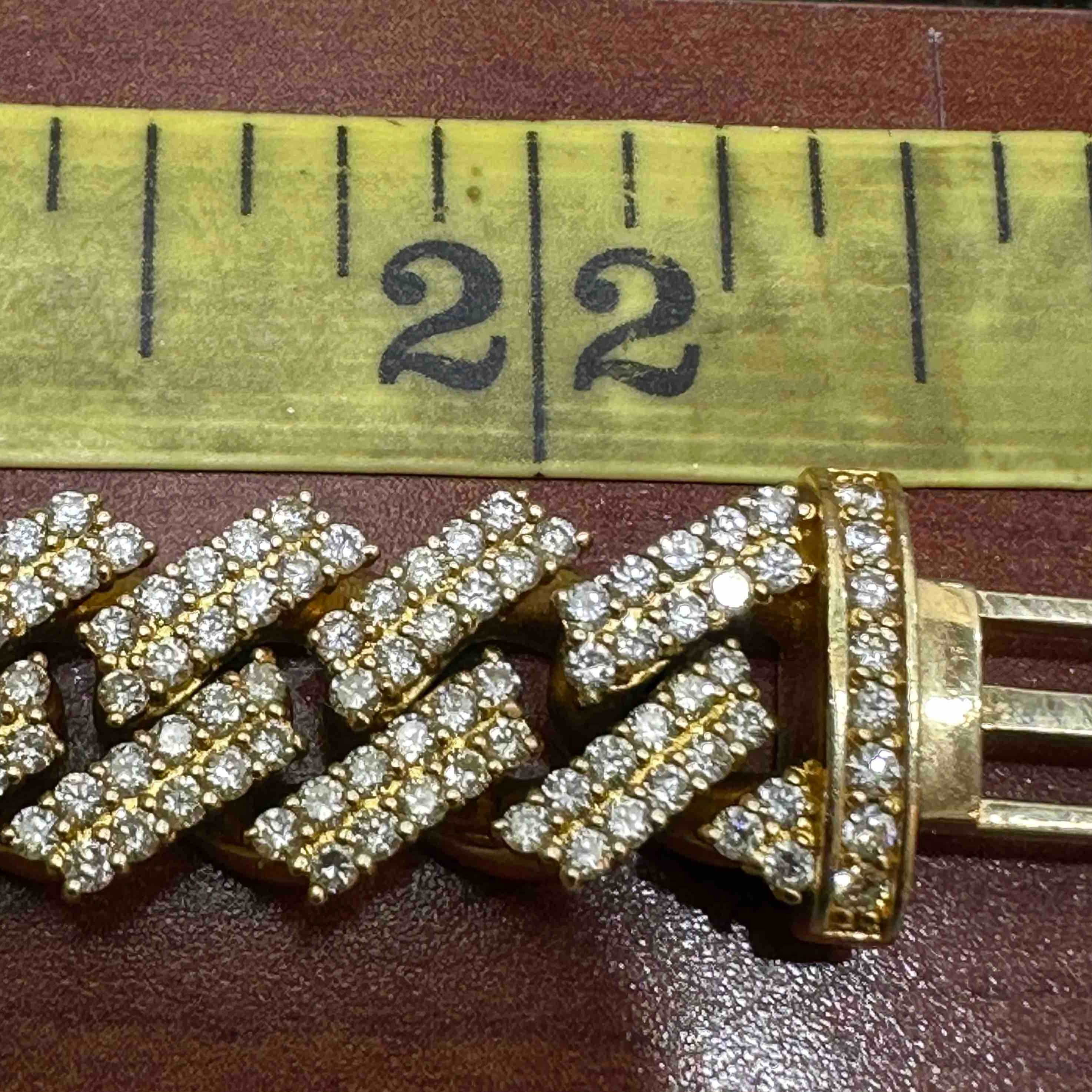 Yellow Gold BUST DOWN Iced Out 