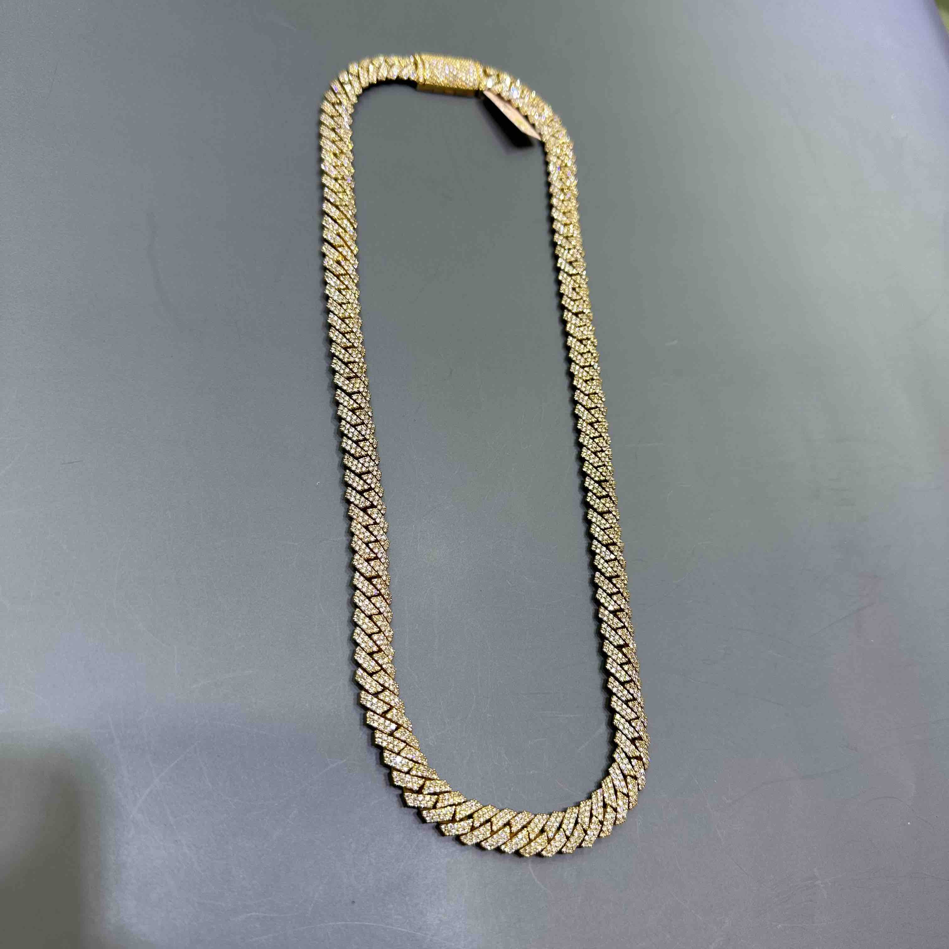  Iced Out Prong Cuban Link 