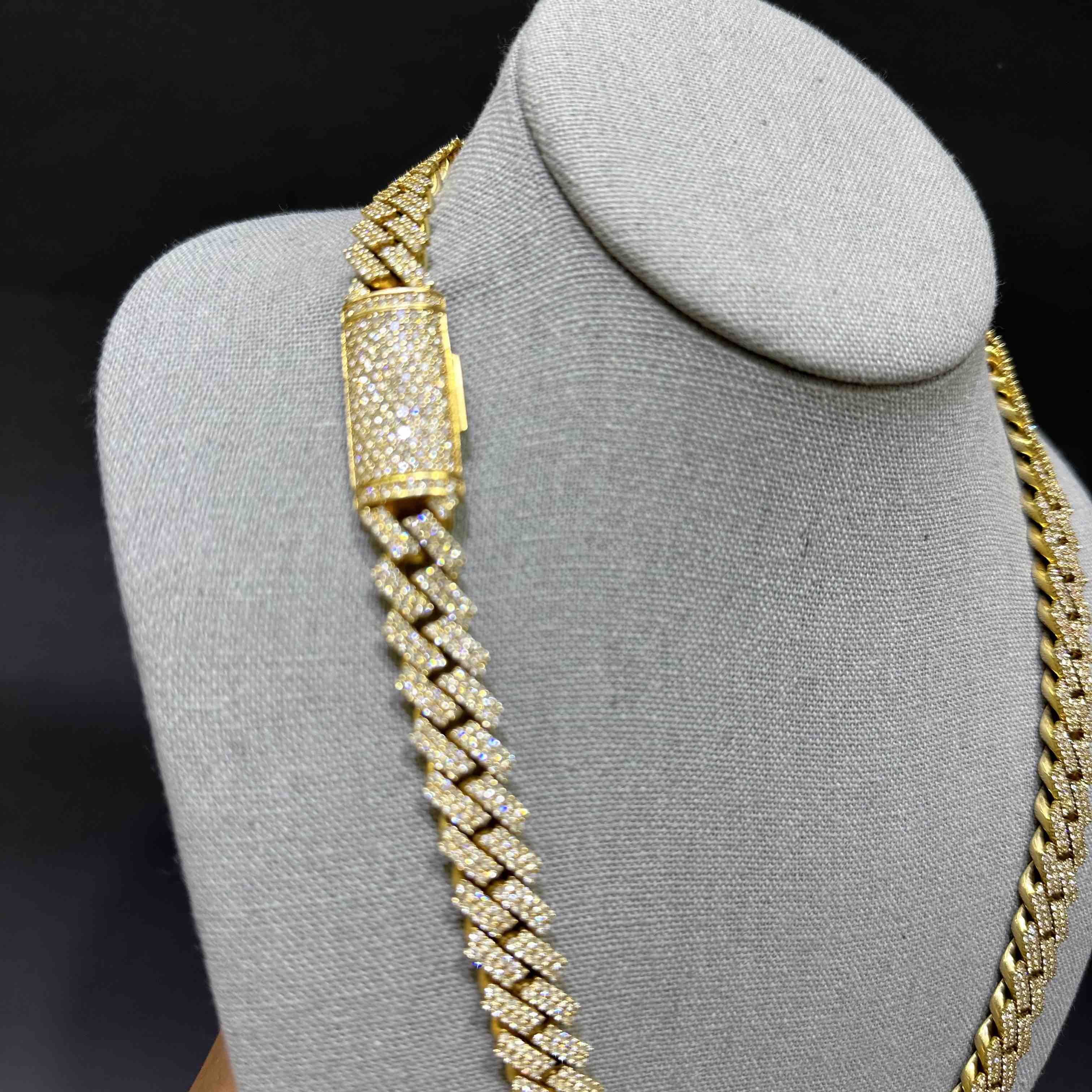 Iced Out Cuban Link w/ Prong