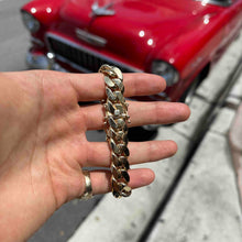  Mens Gold Miami Cuban Bracelet 10k | 41 G 13mm 8.5In