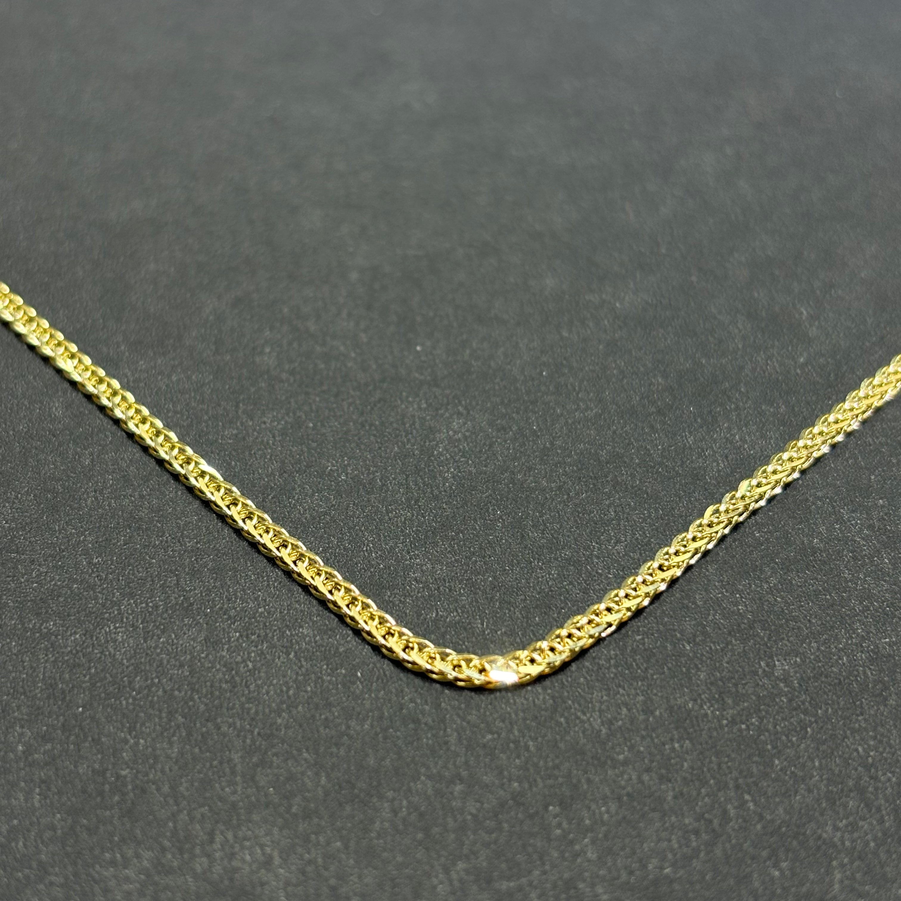 14k Gold Micro Franco Link Chain 1.5MM