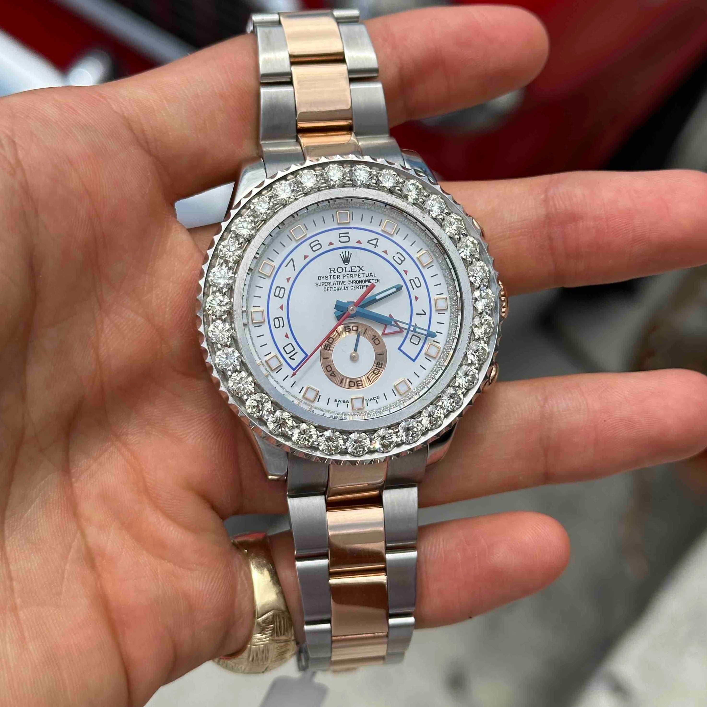 Iced Out Rolex Yacht Master