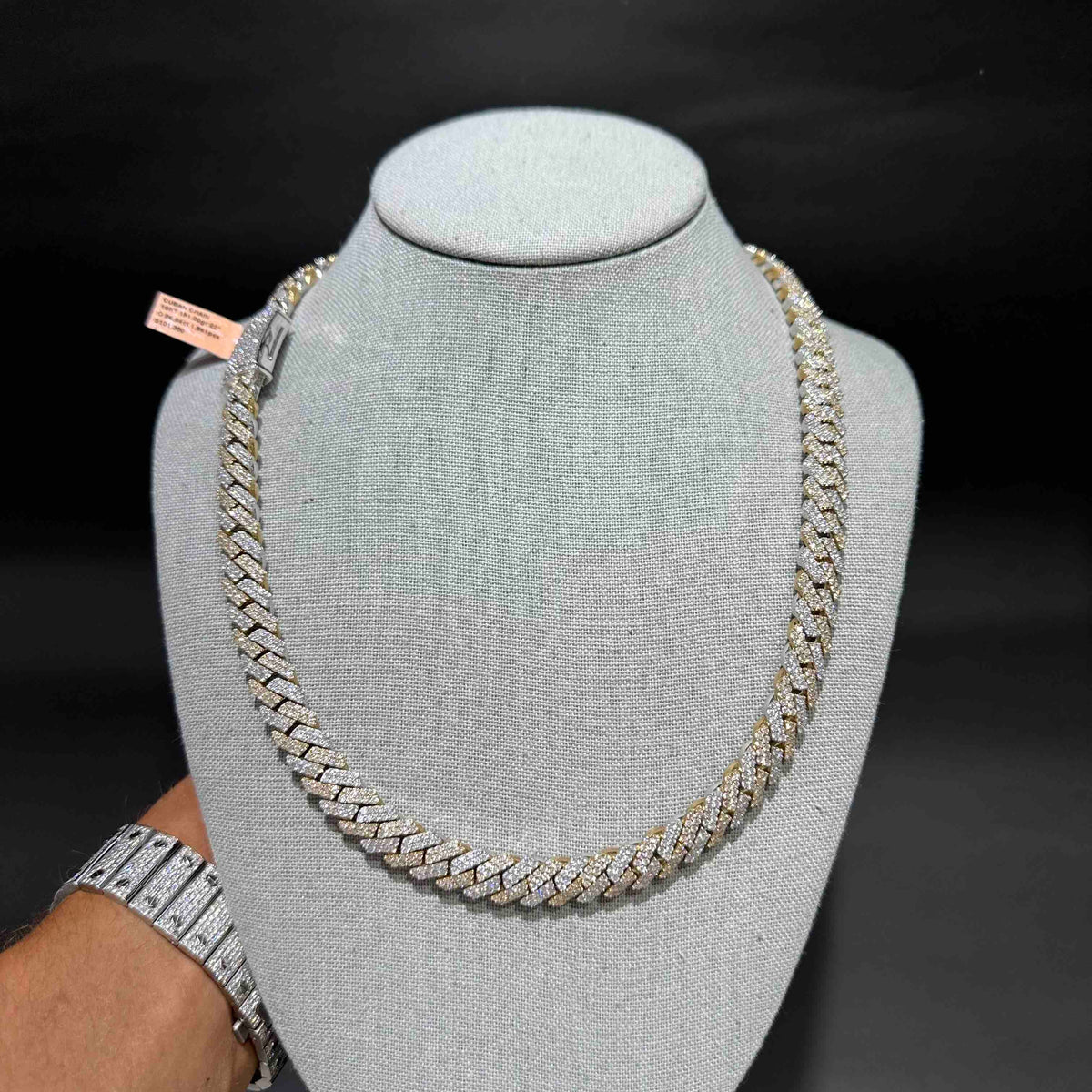Buy Beautiful 10k Two Tone Cuban Link Chain 27 cts VVS | 190 Grams