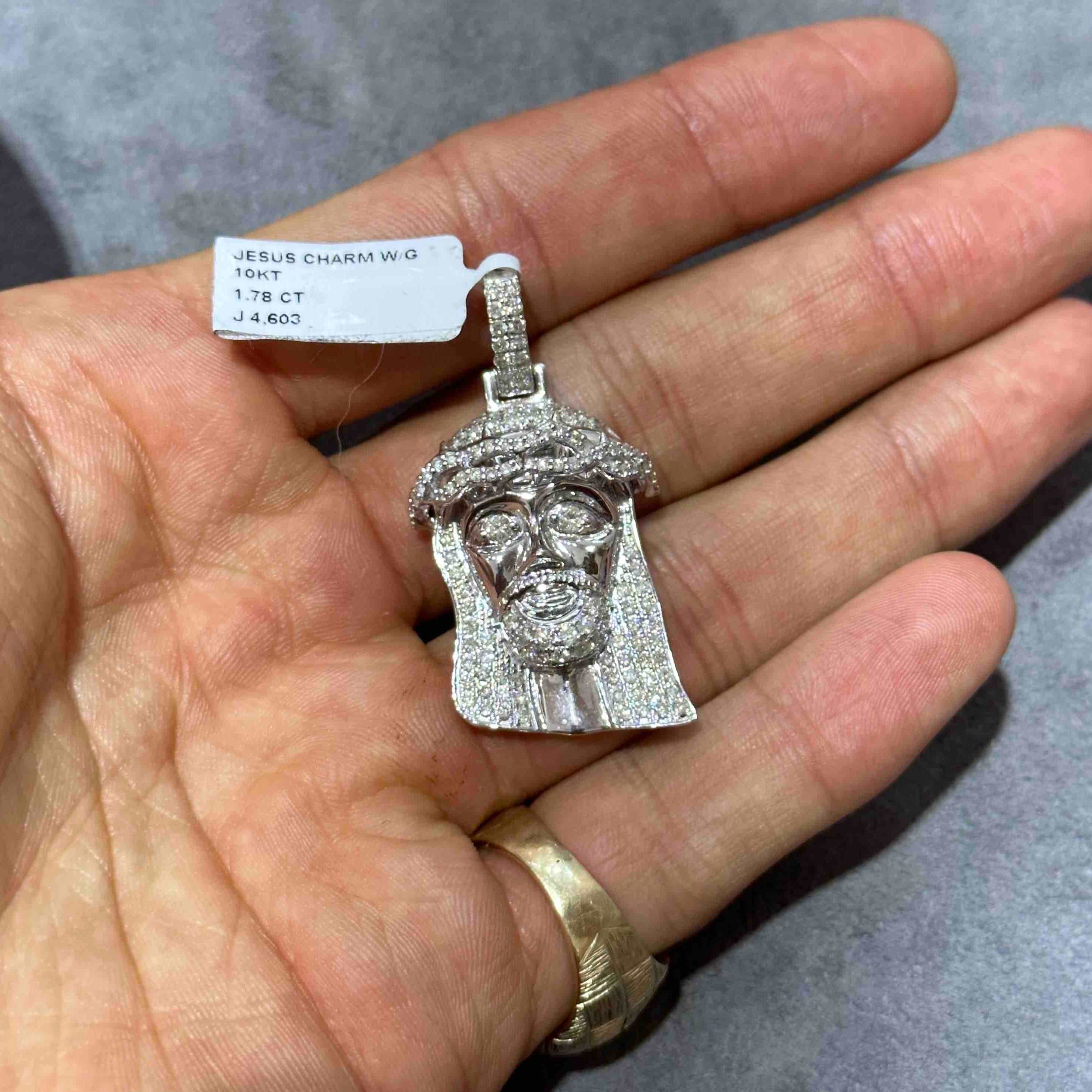 10k Iced Out Jesus Piece