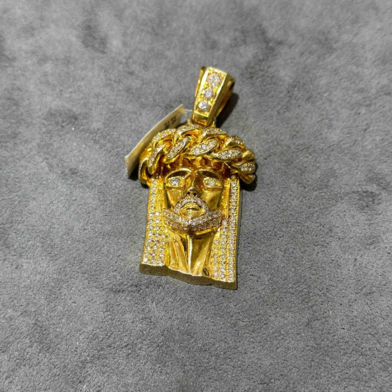 Bust Down Jesus Piece RDP Miami Beach Jewelry