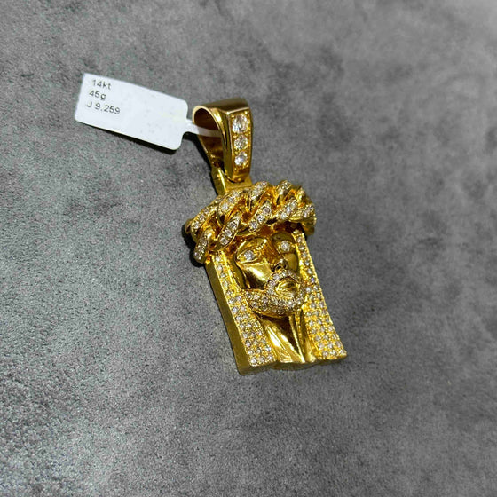 Bust Down Jesus Piece RDP Miami Beach Jewelry