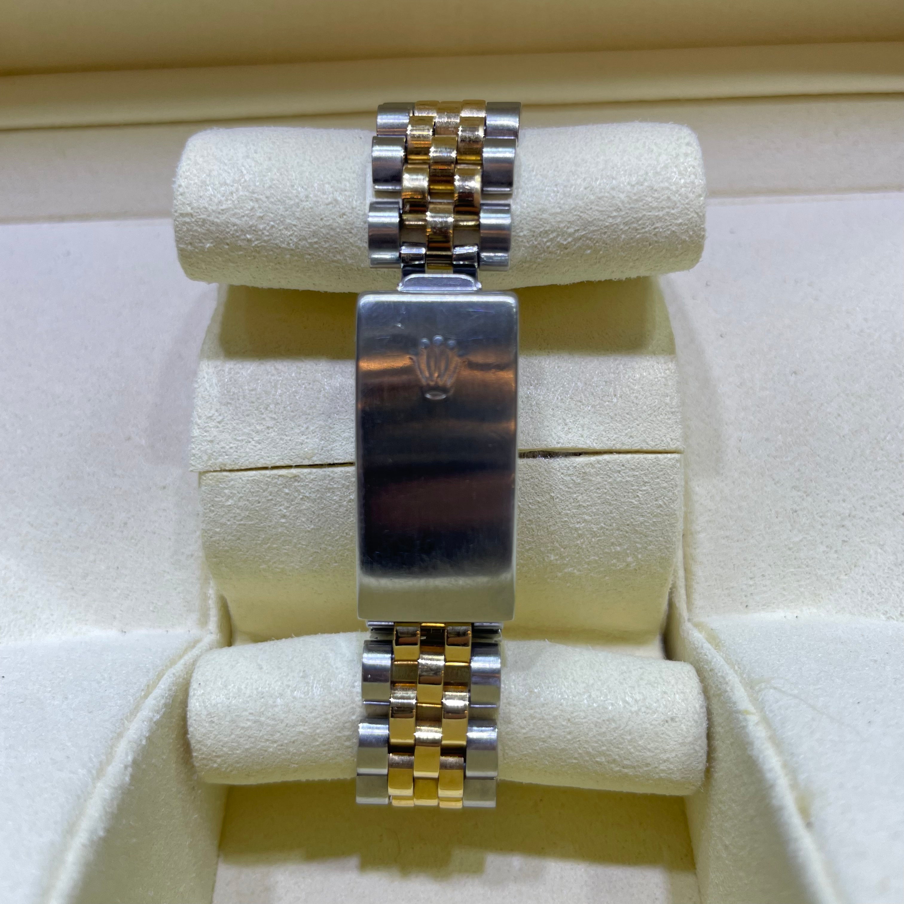 31mm Rolex Mother of Pearl Two Tone Women's | Diamond Dial