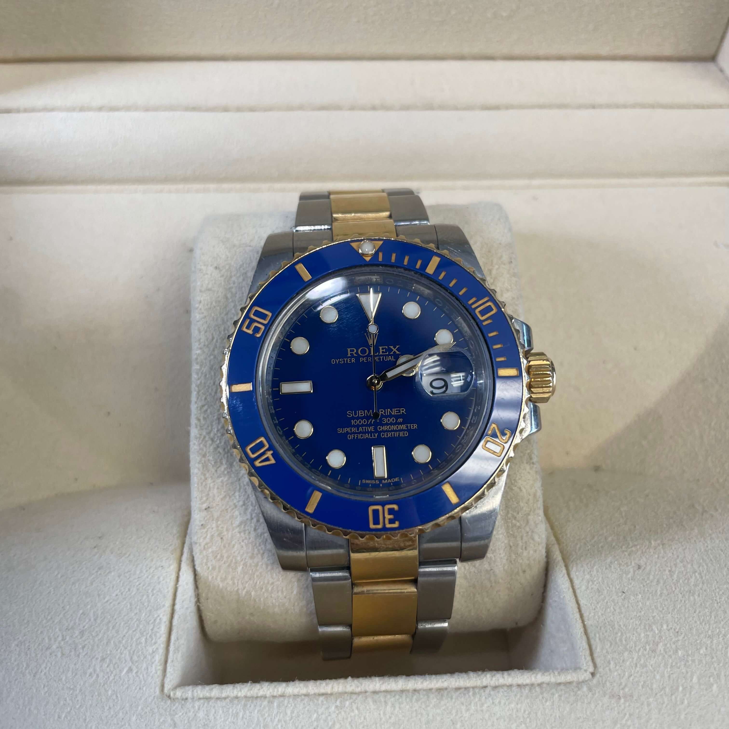 40MM Rolex Submariner | Yellow Gold & Stainless Steel #116613LB