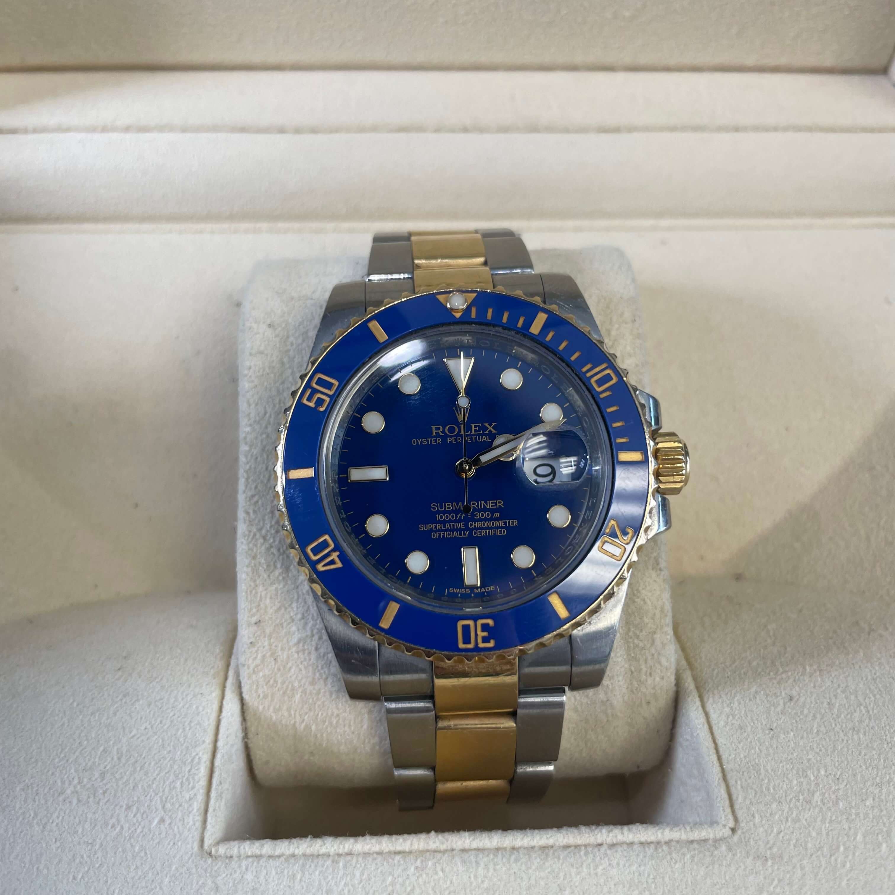 40MM Rolex Submariner | Yellow Gold & Stainless Steel #116613LB