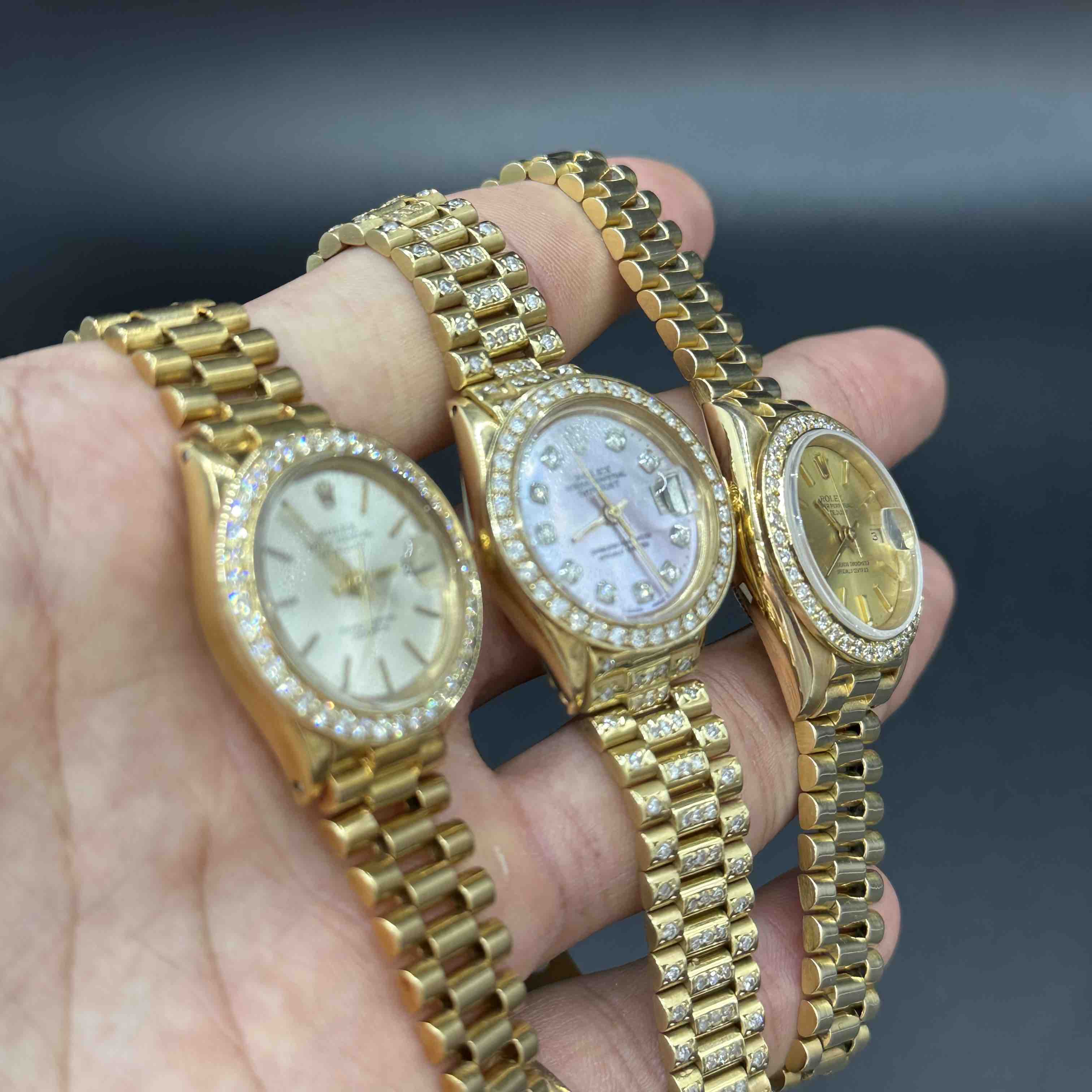 26mm Bust Down Rolex Womens Presidential