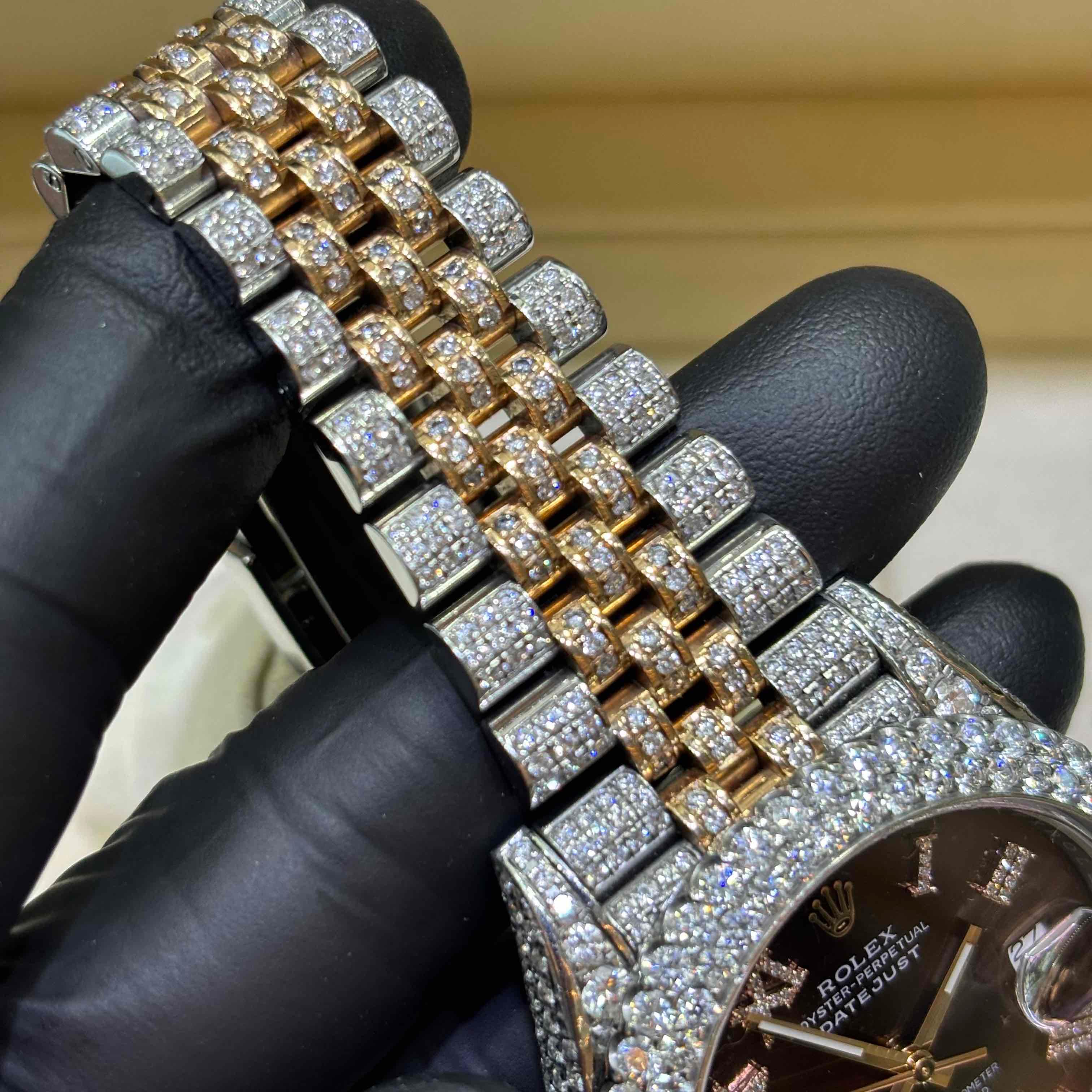 Rolex Bust Down 41mm DATEJUST | Jubilee | All Natural Diamonds