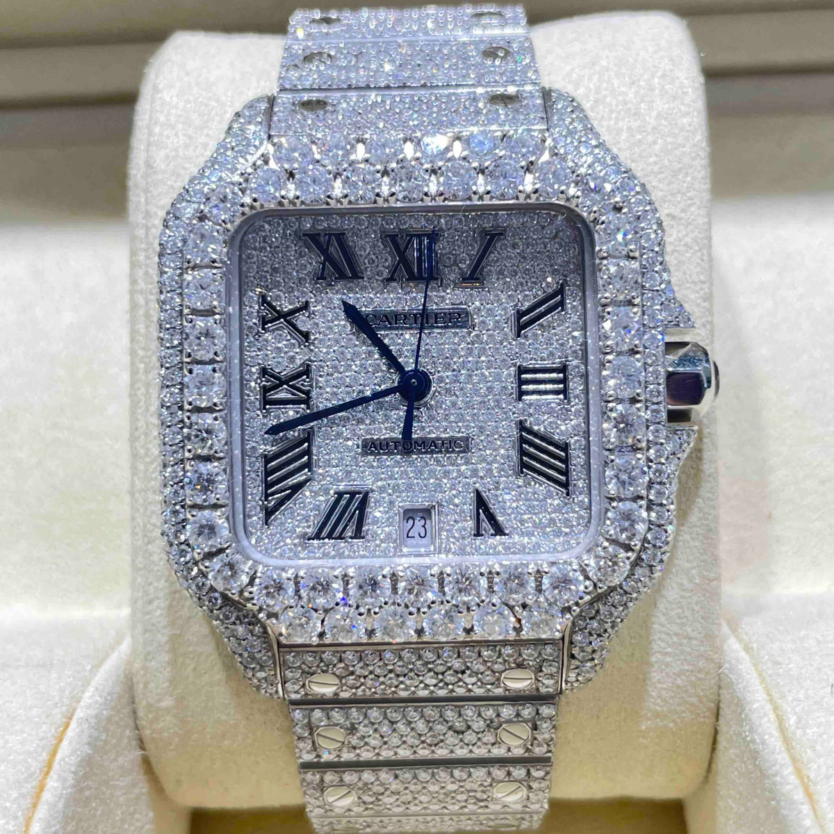 Buy Bust Down Cartier Santos| RDP Jewelry