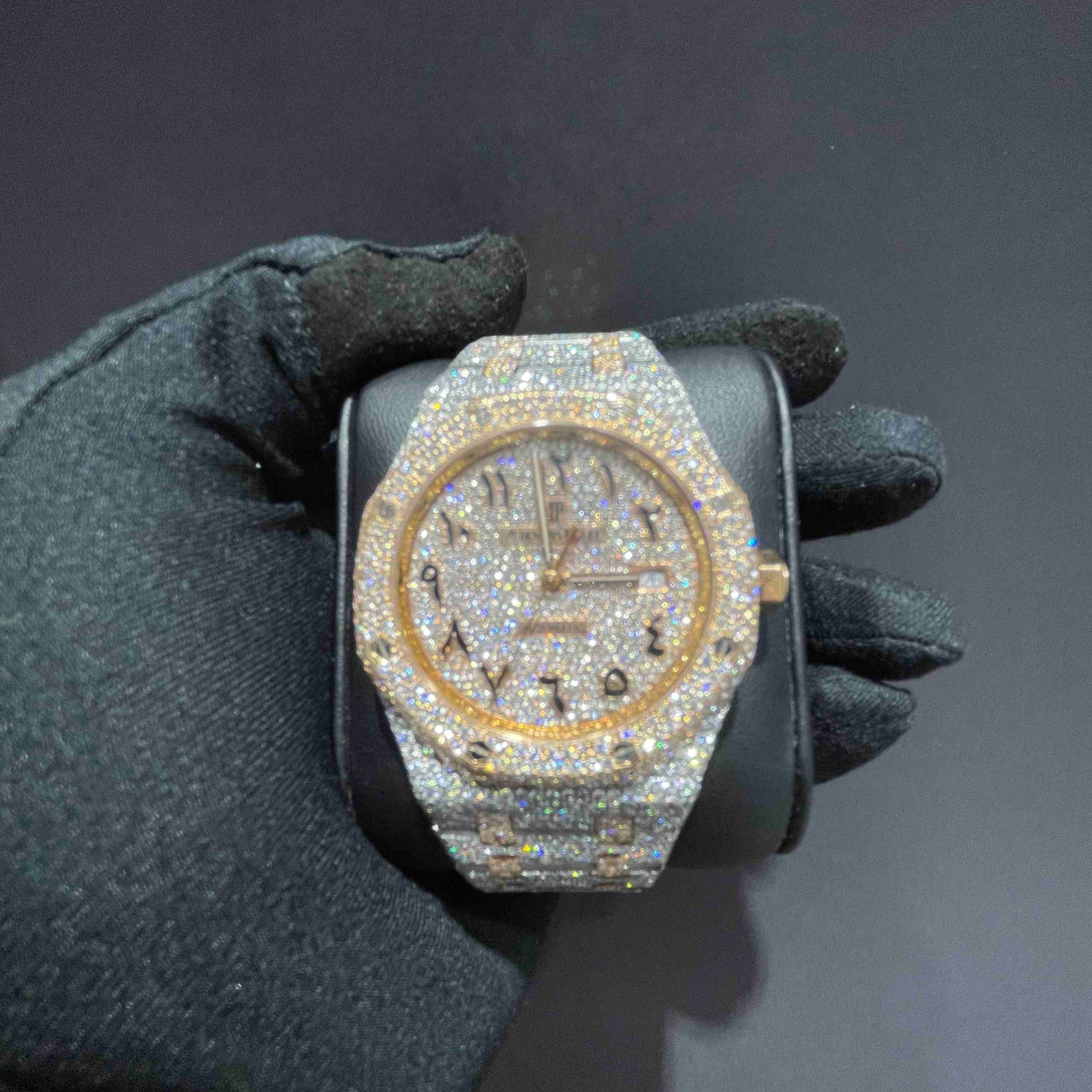 Iced out two tone ap sale