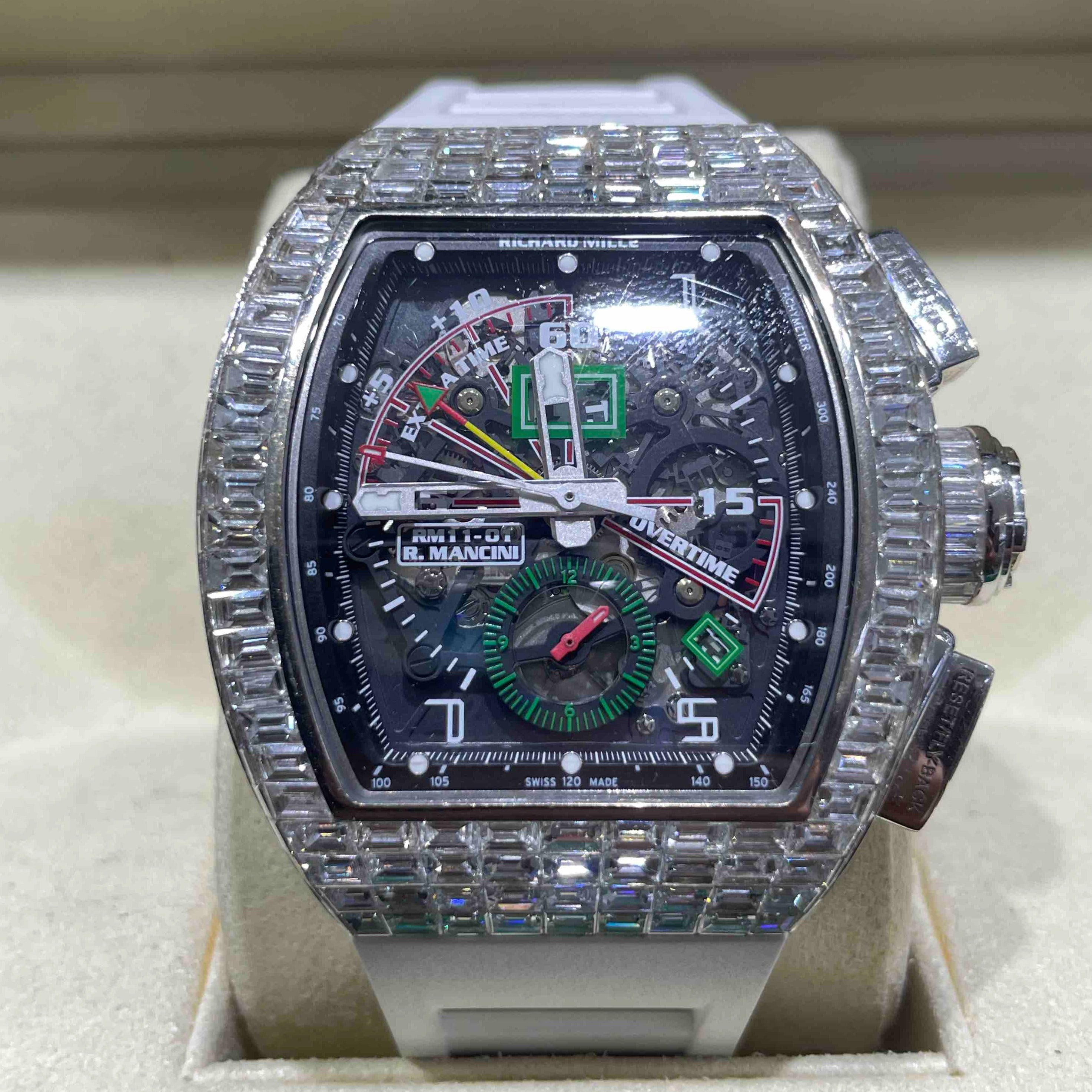 Bust Down Richard Mille 101 Mancini Edition VVS1 Iced Out