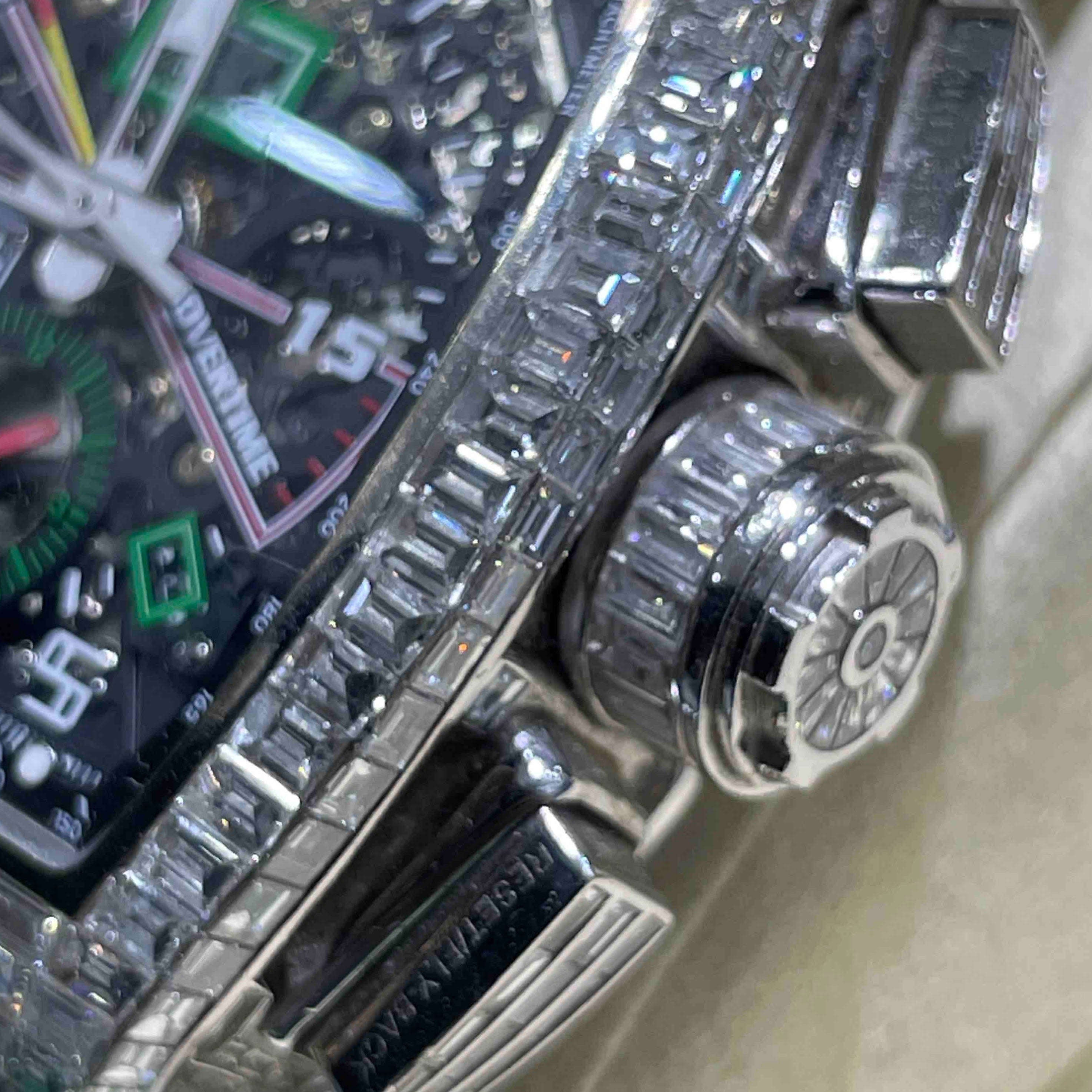 Bust Down Richard Mille 101 Mancini Edition VVS1 Iced Out