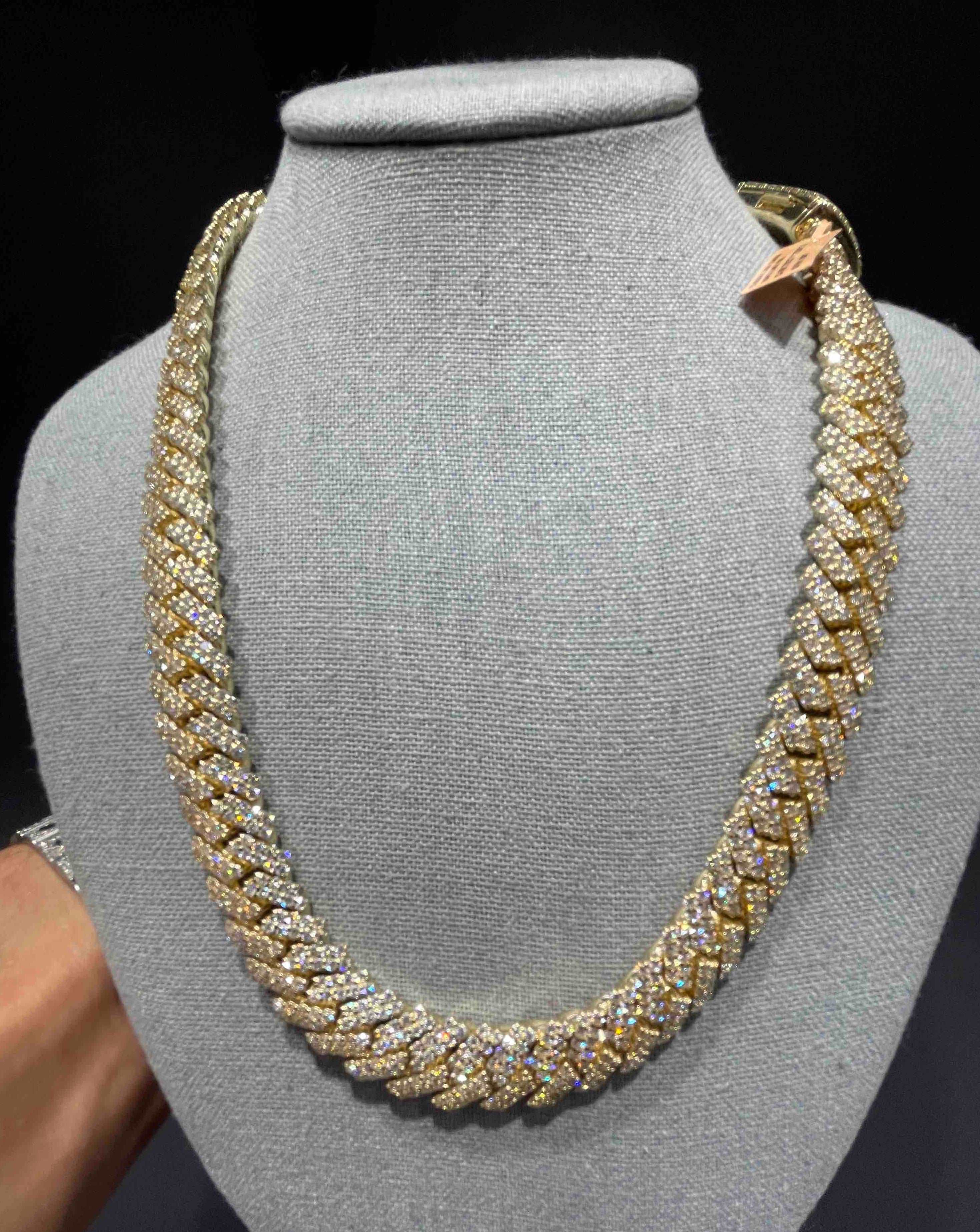 Iced Out Cuban Link Chain VVS