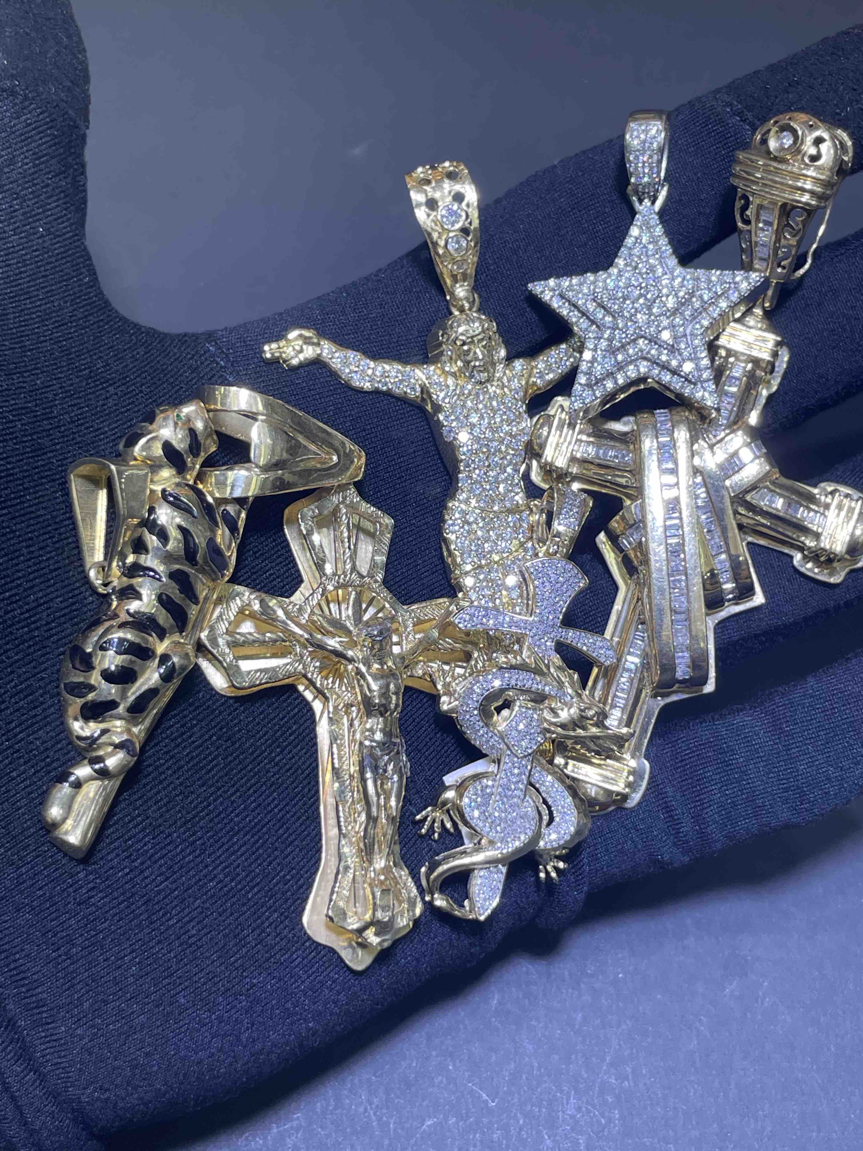 Iced Out Crucifix Jesus