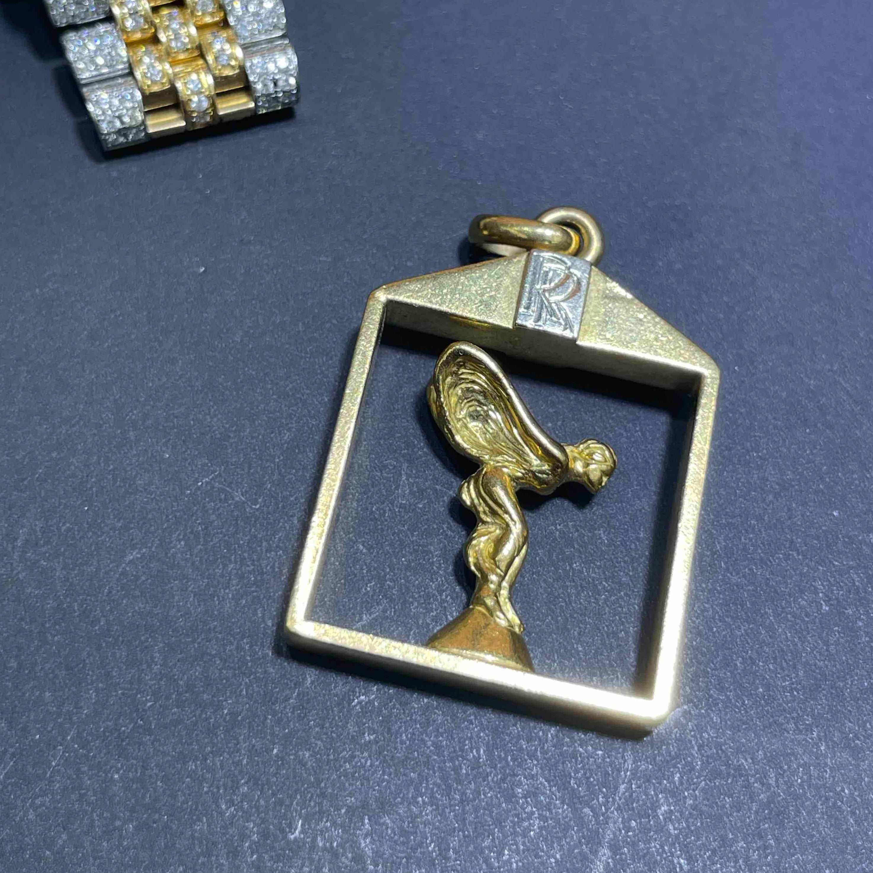 Rolls Royce Gold Pendant