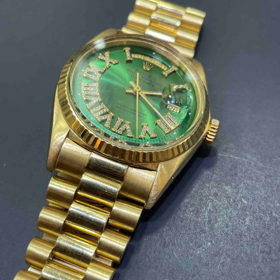 Rolex Presidential Diamond Green Dial – RDP Miami Beach Jewelry