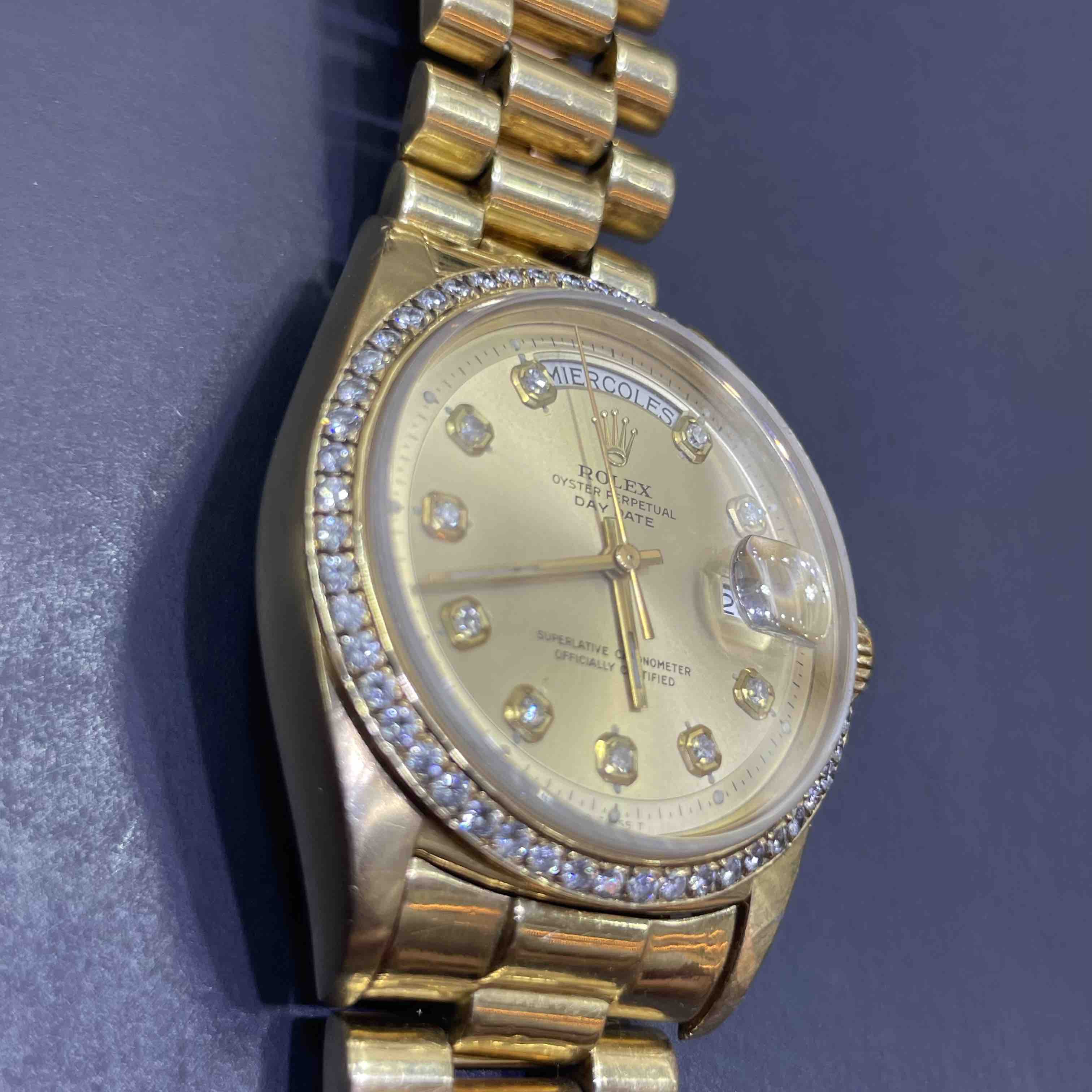 36mm Rolex Presidential Iced Out 