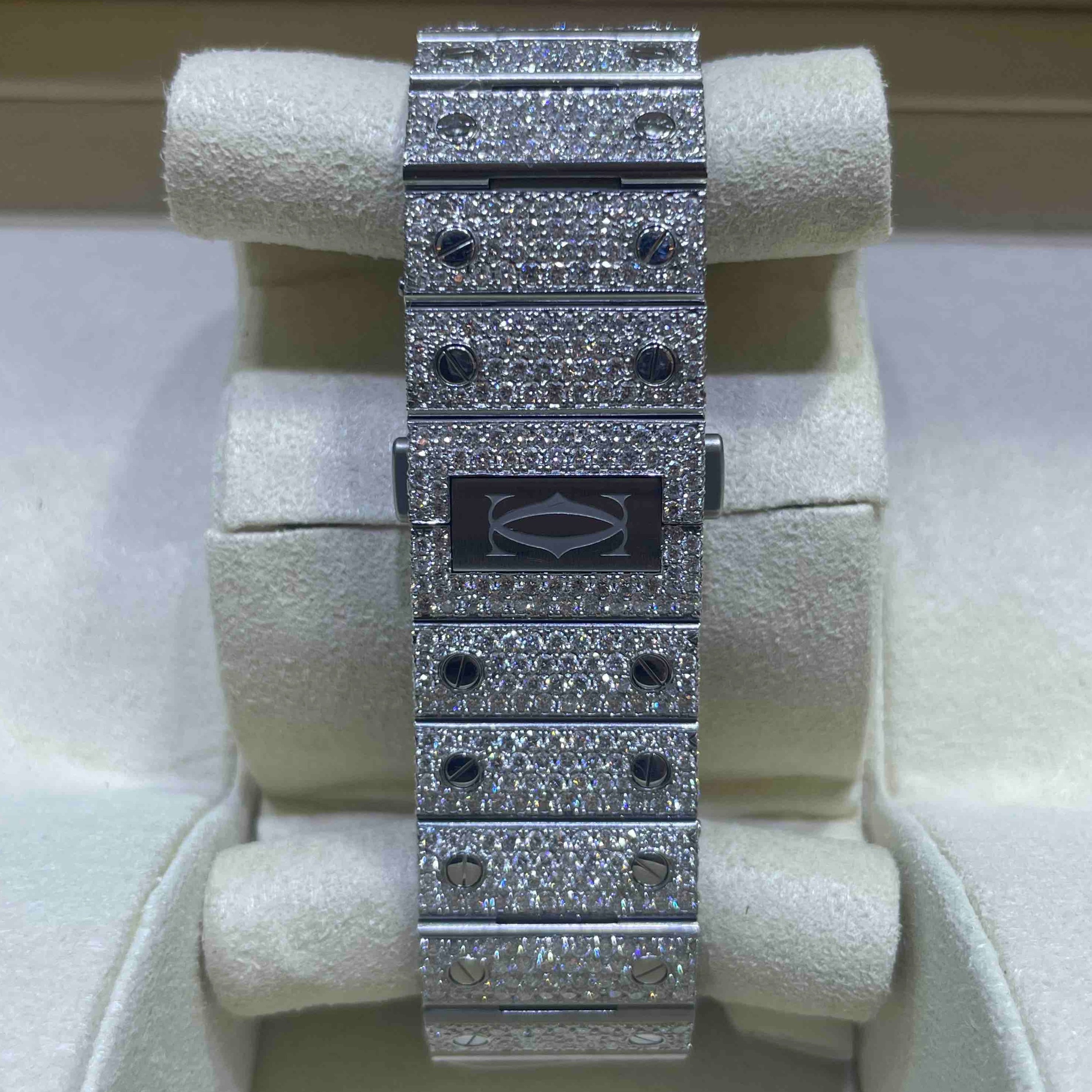 Iced out apple watch band hot sale