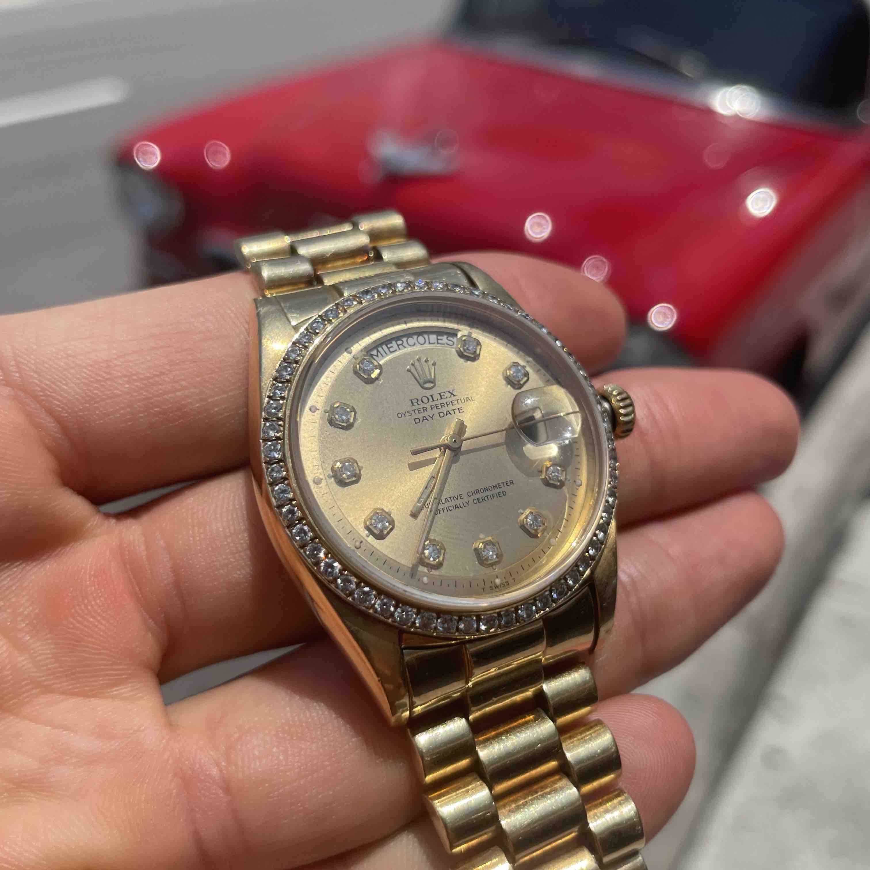 36mm Rolex Presidential Iced Out 