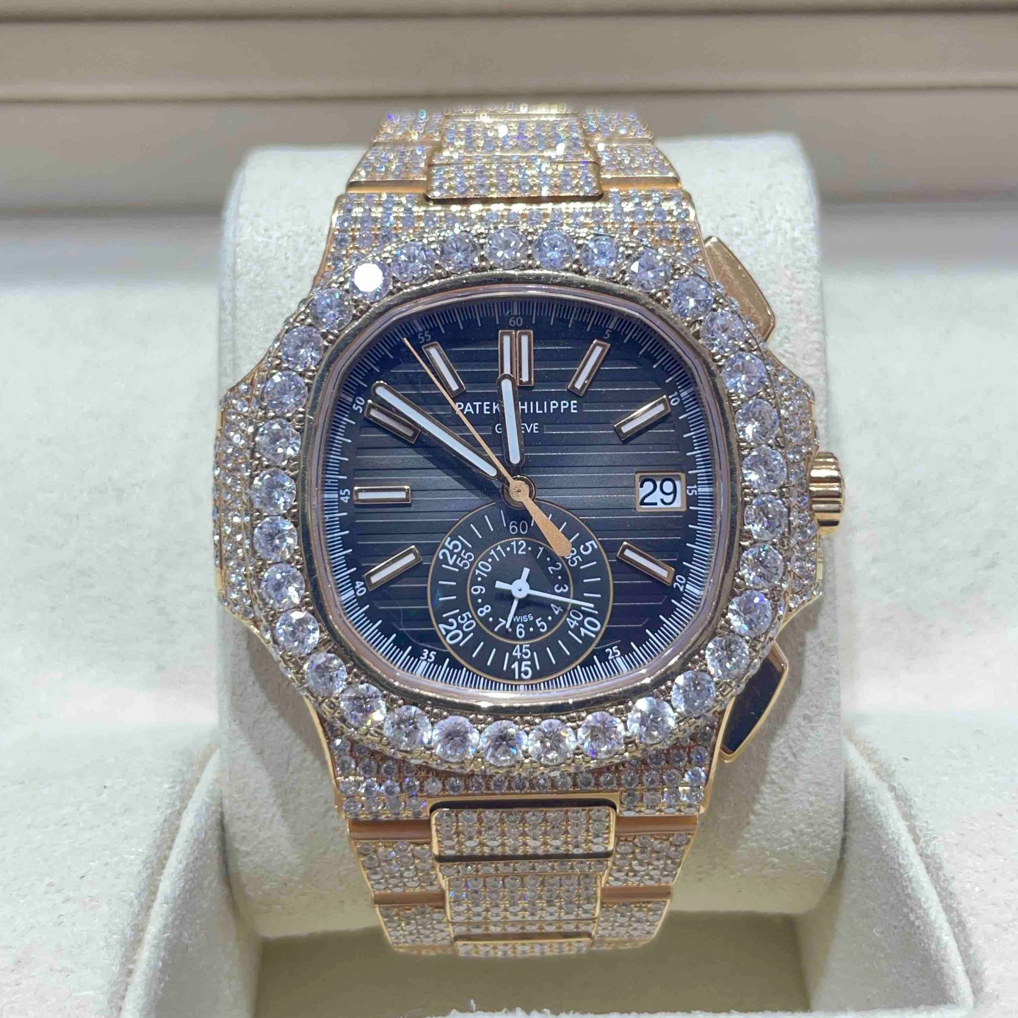 Iced Out Patek Philippe Nautilus