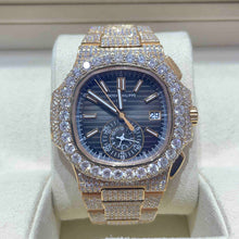  41mm Patek Philippe Nautilus Chronograph | 18k Rose | Iced Out