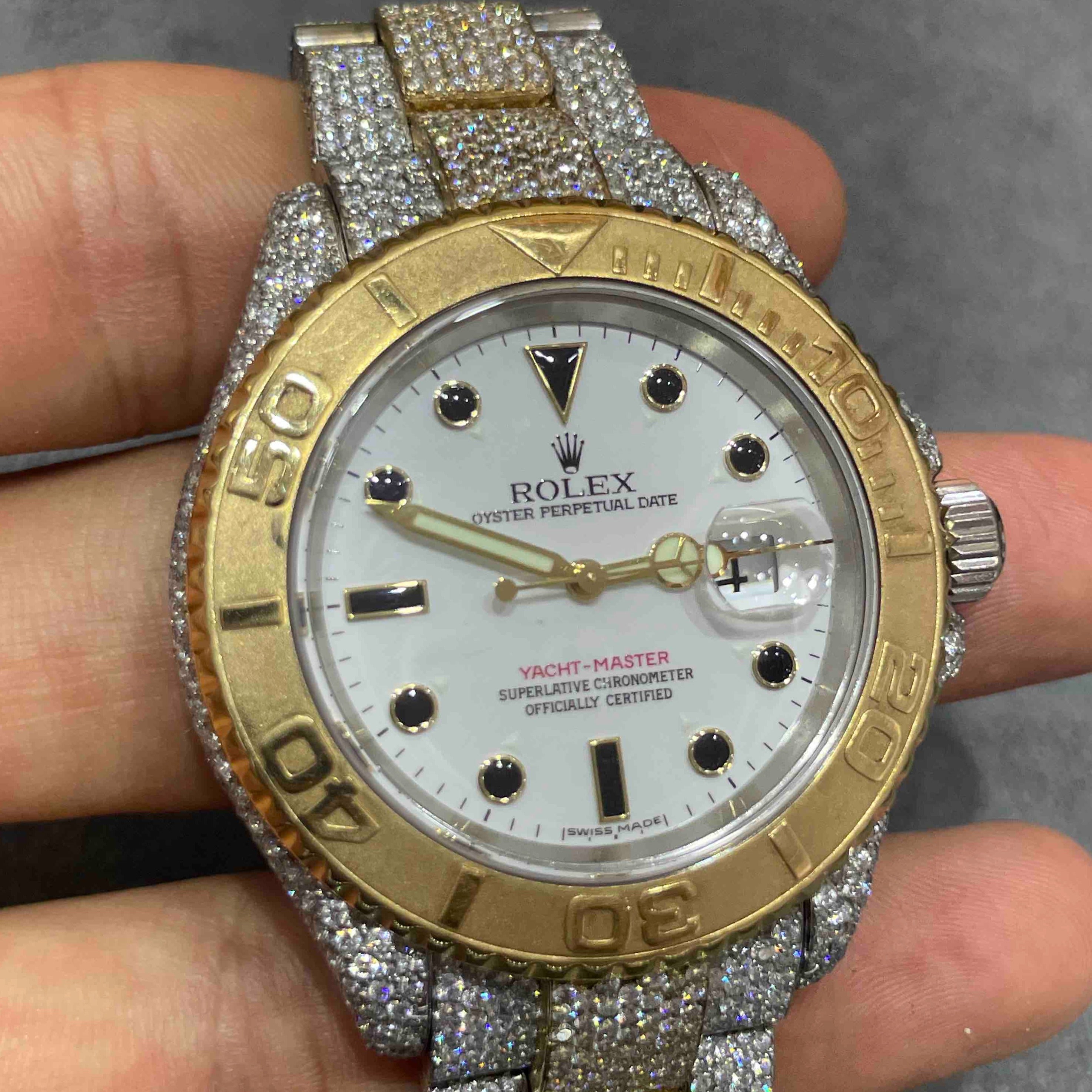Yacht Master Iced Out ROLEX