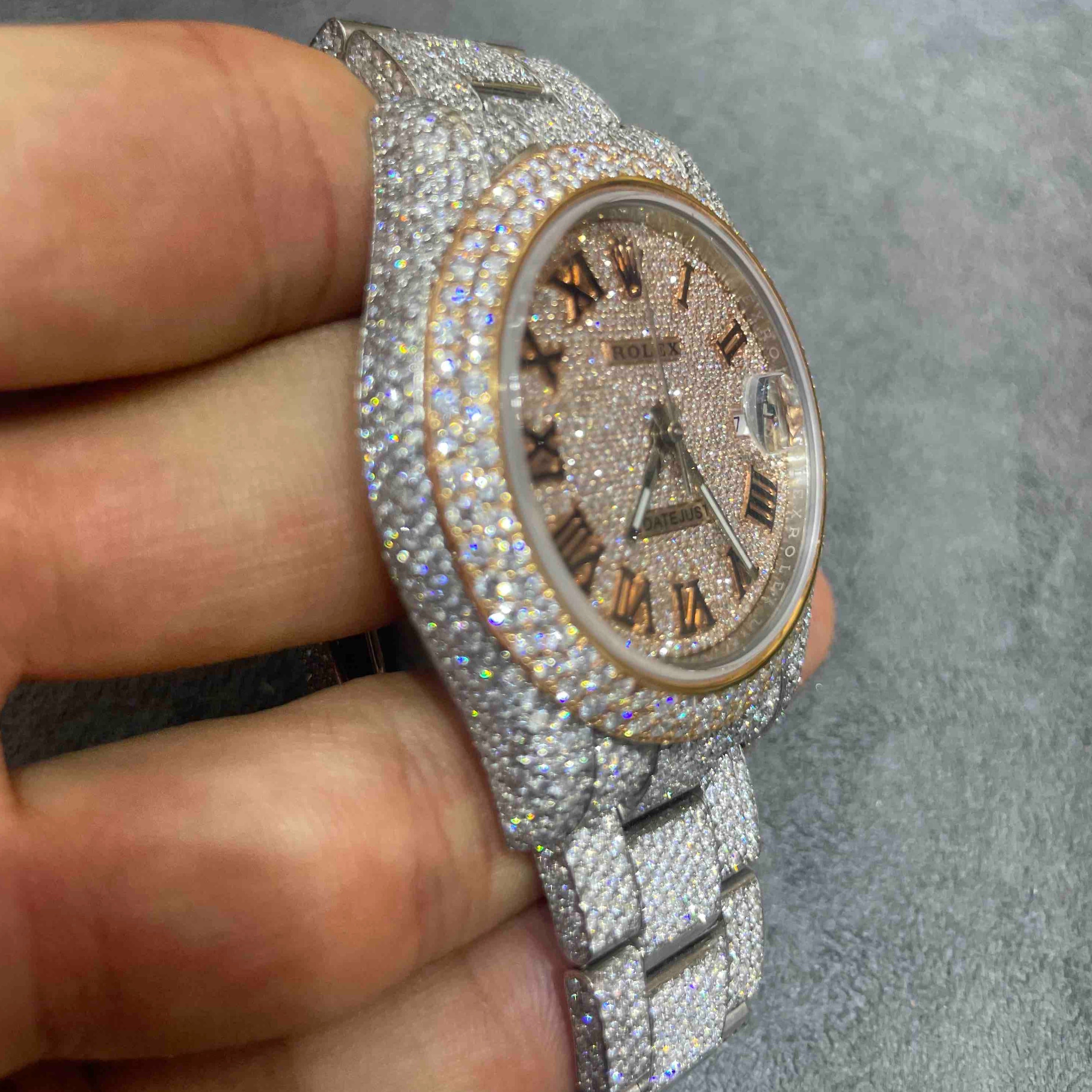 iced out rolex