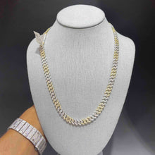  10k Two Tone 10MM Miami Cuban Link Chain Brand New