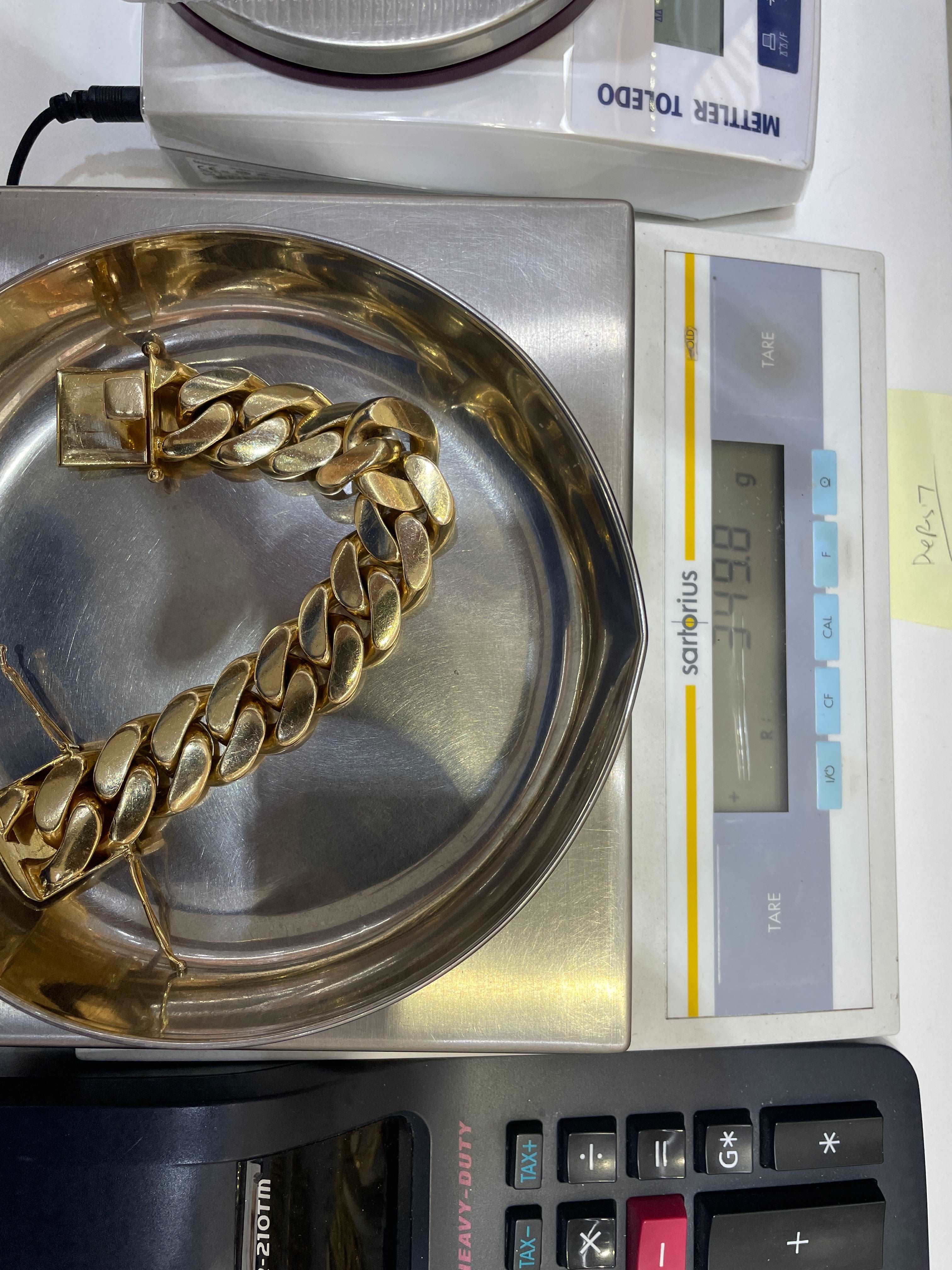  Cuban link Bracelet 350 grams