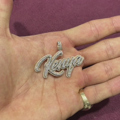BUST DOWN NAME PENDANT