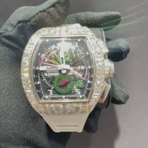 Richard Mille RM1101 Mancini Edition iced with 35cts of VVS diamonds
